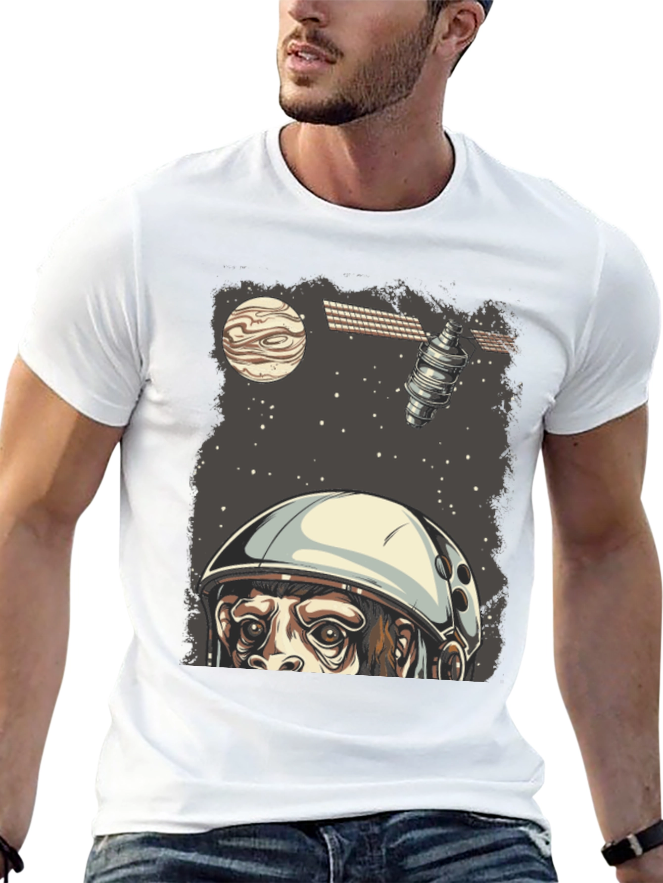 Astro Monkey T-Shirt - Space Adventure