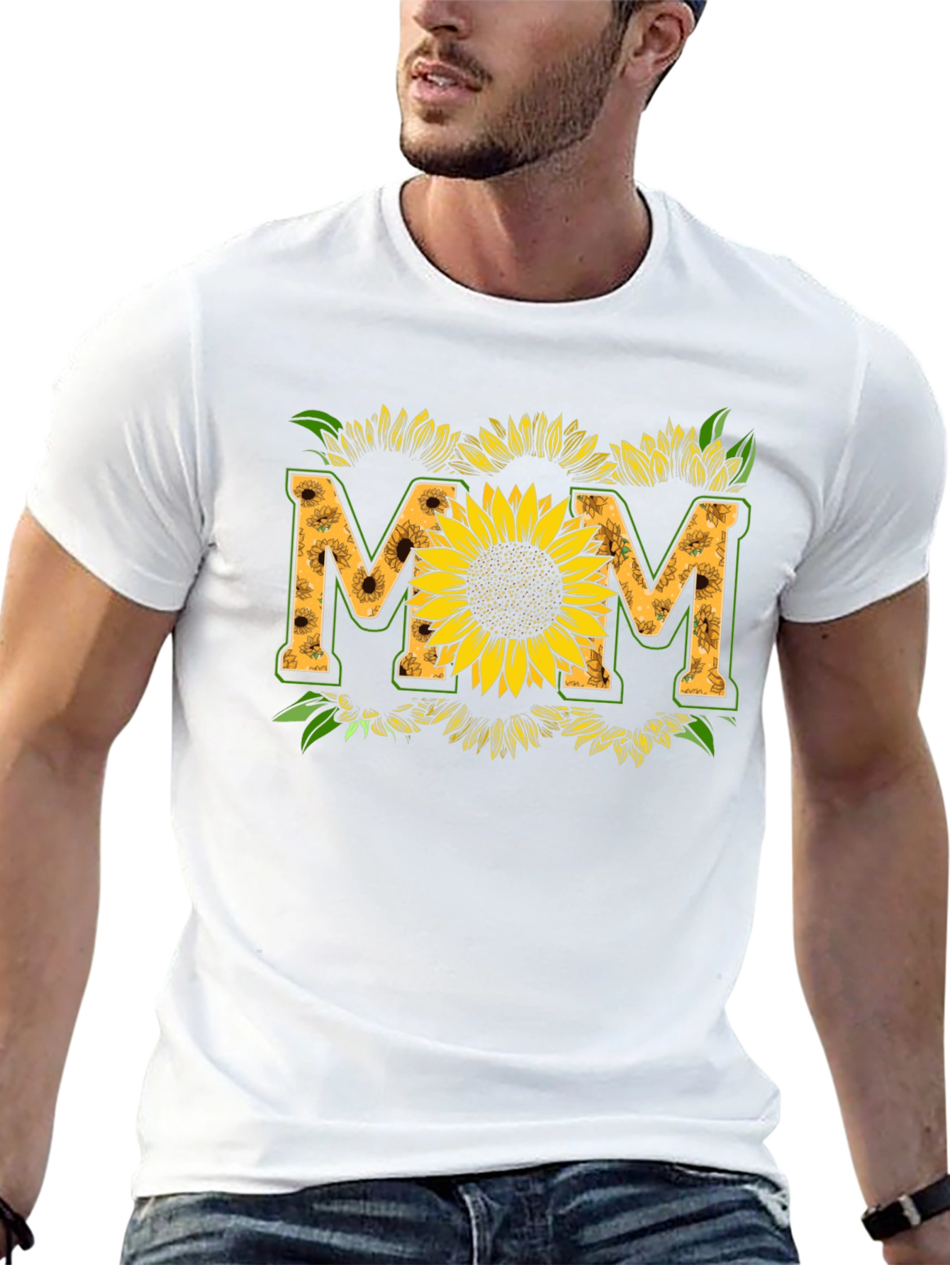 Sunflower Mom T-Shirt - Cute Floral Tee