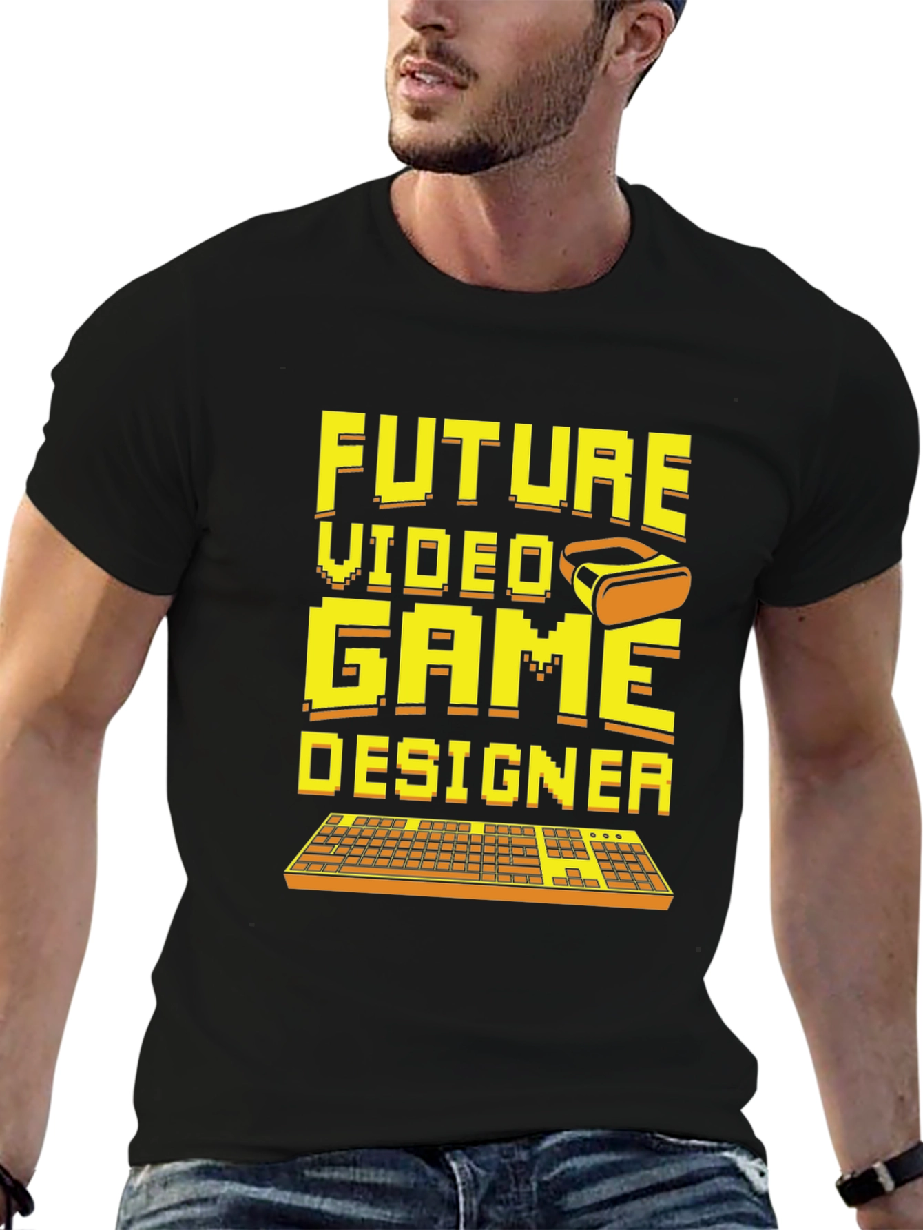 Future Video Game Designer Black T-Shirt