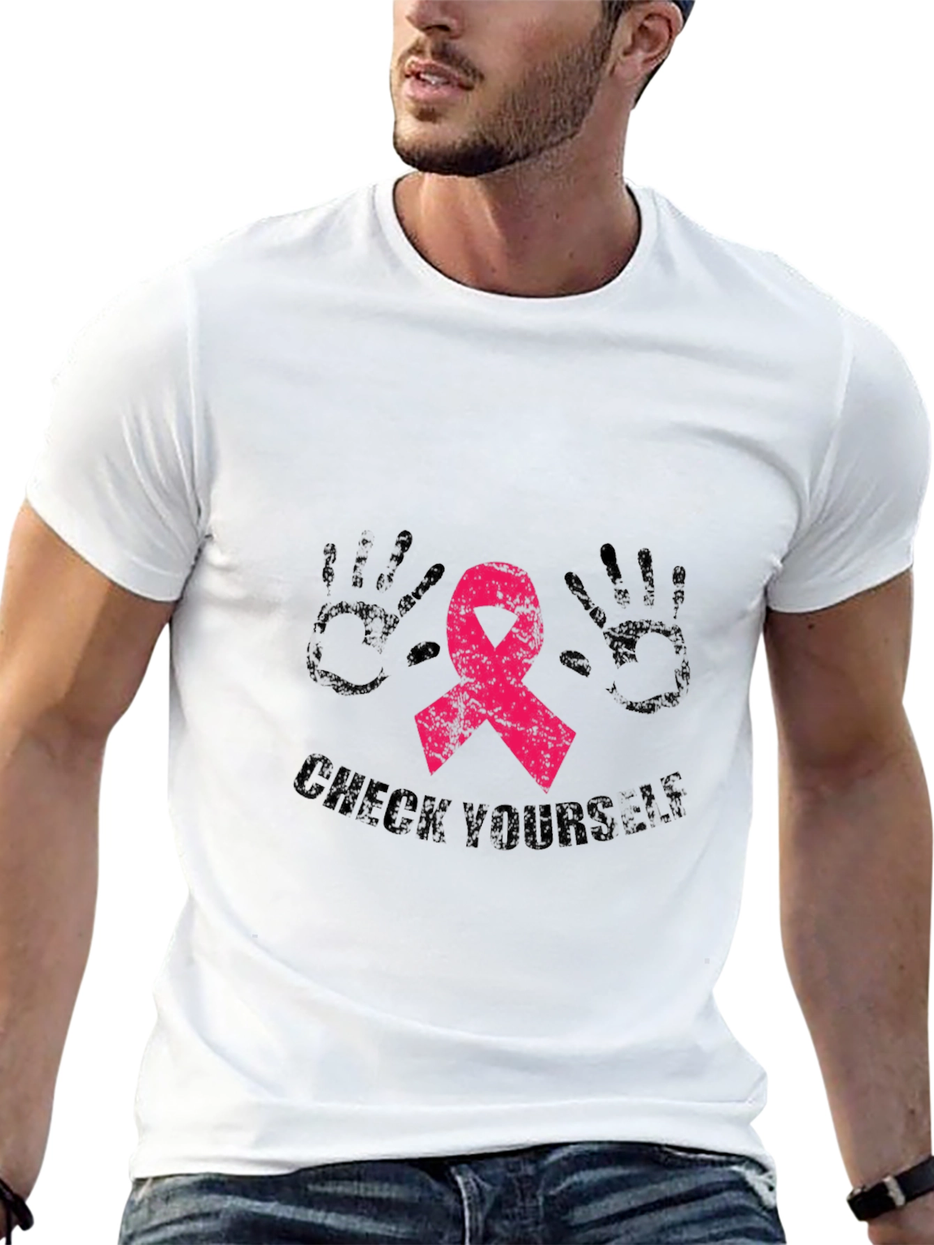 Check Yourself Breast Cancer Awareness Tee