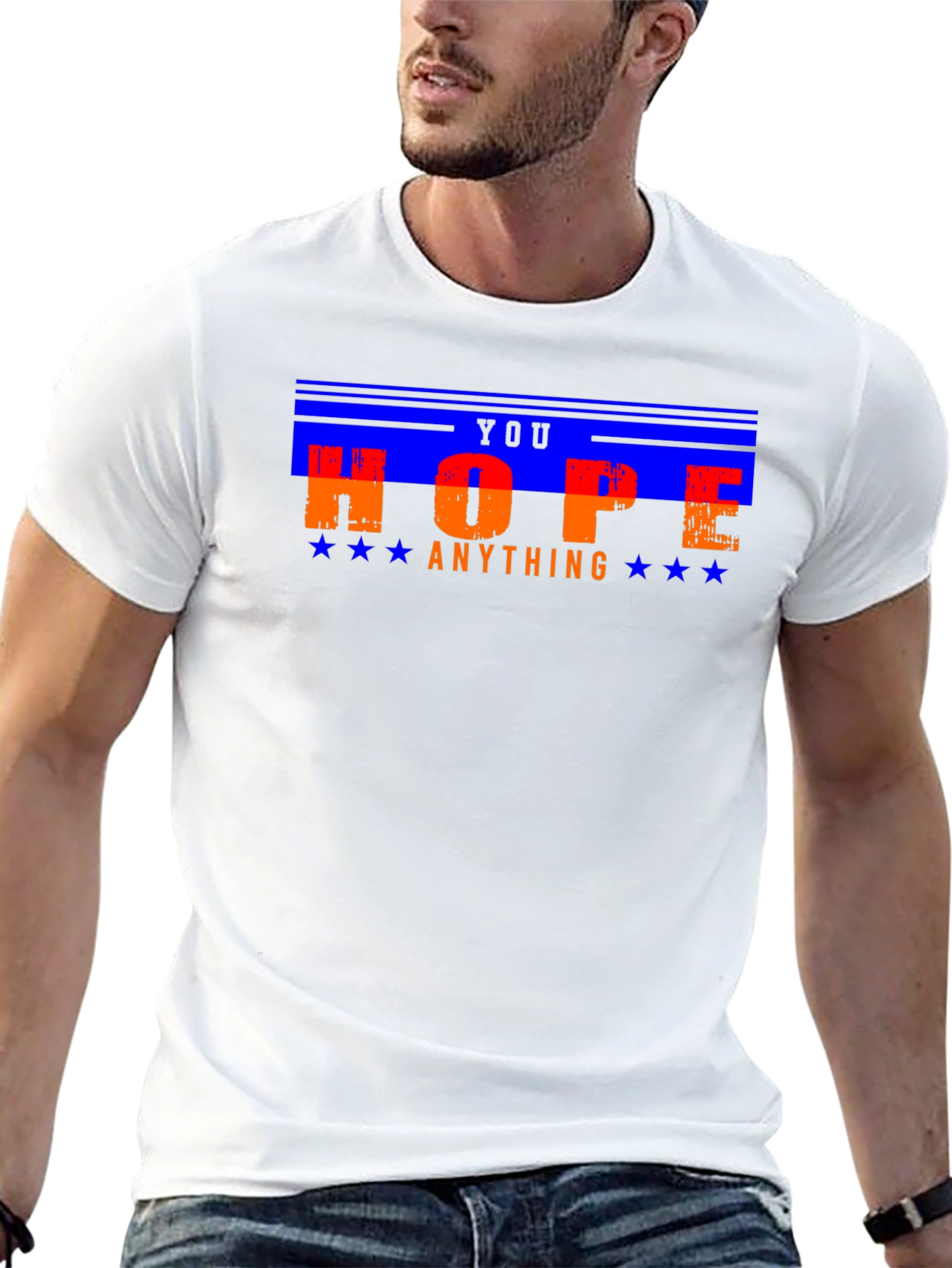 Hope You Can Do Anything Graphic Tee - Black