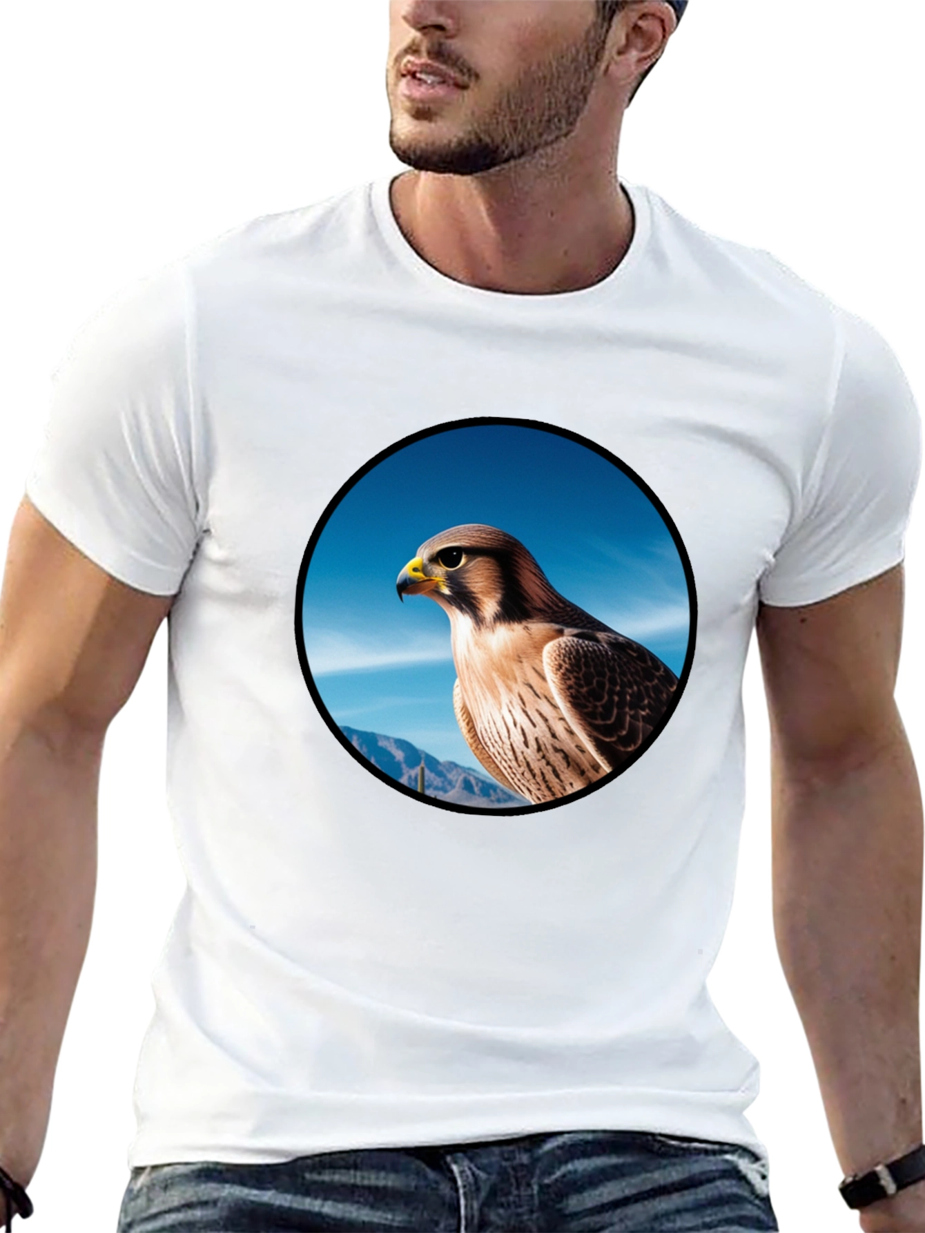 Falcon Graphic Tee - Mens Black T-Shirt