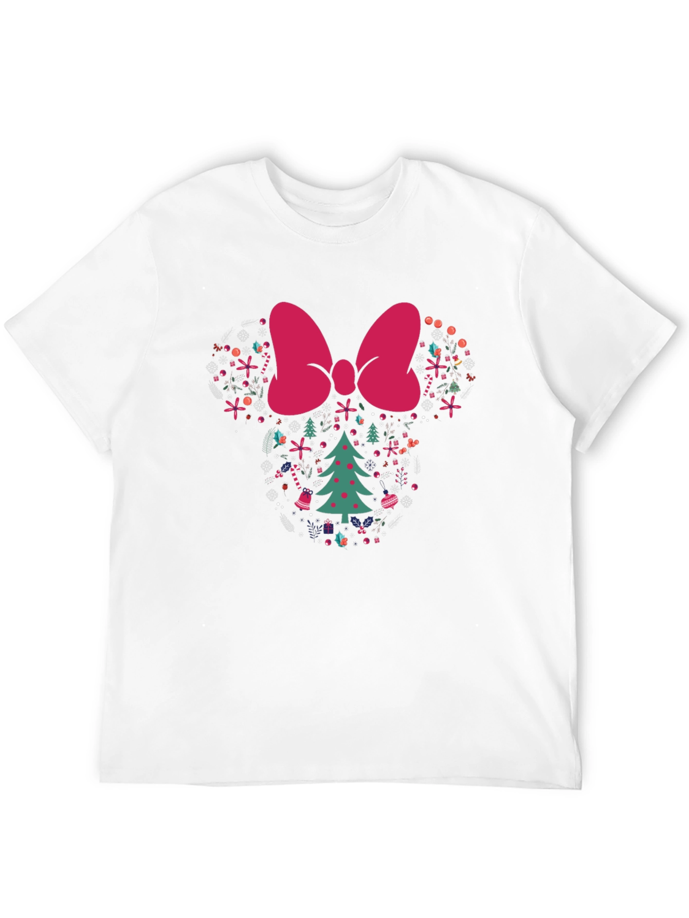 Festive Minnie Mouse Christmas Tree T-Shirt
