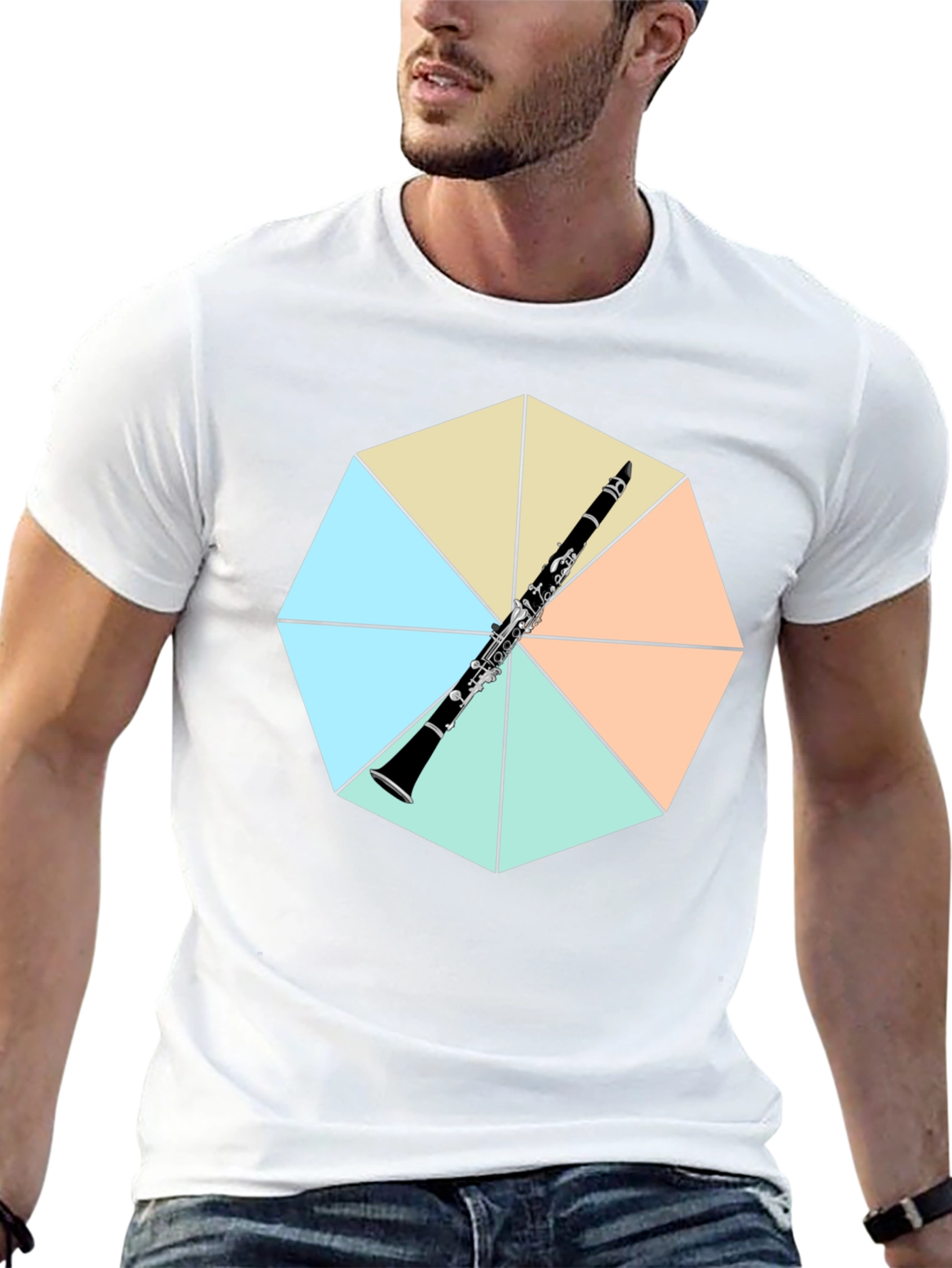 Clarinet Graphic Tee - Unique Music Lovers Shirt