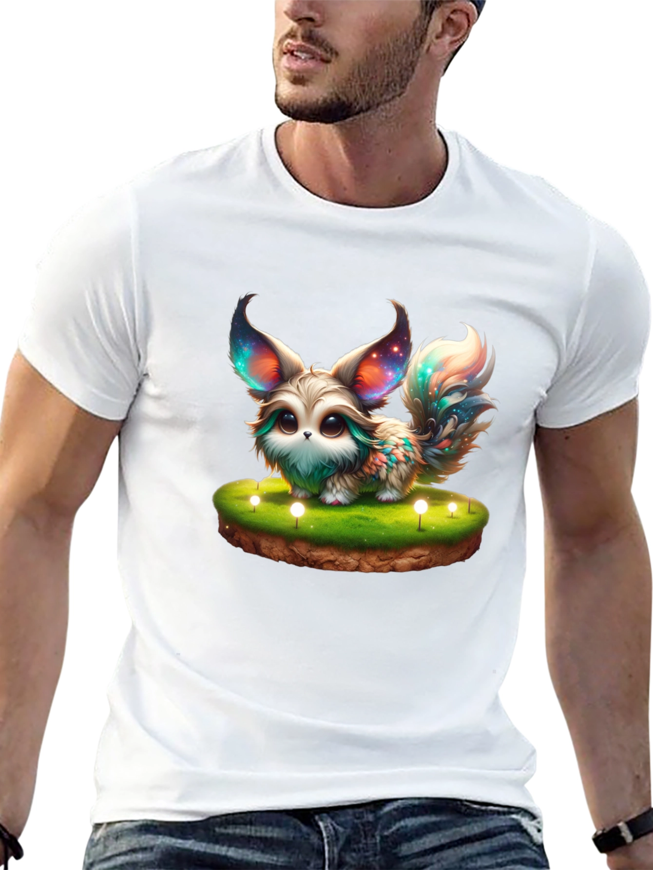 Cosmic Fennec Fox Graphic Tee - Unique Design