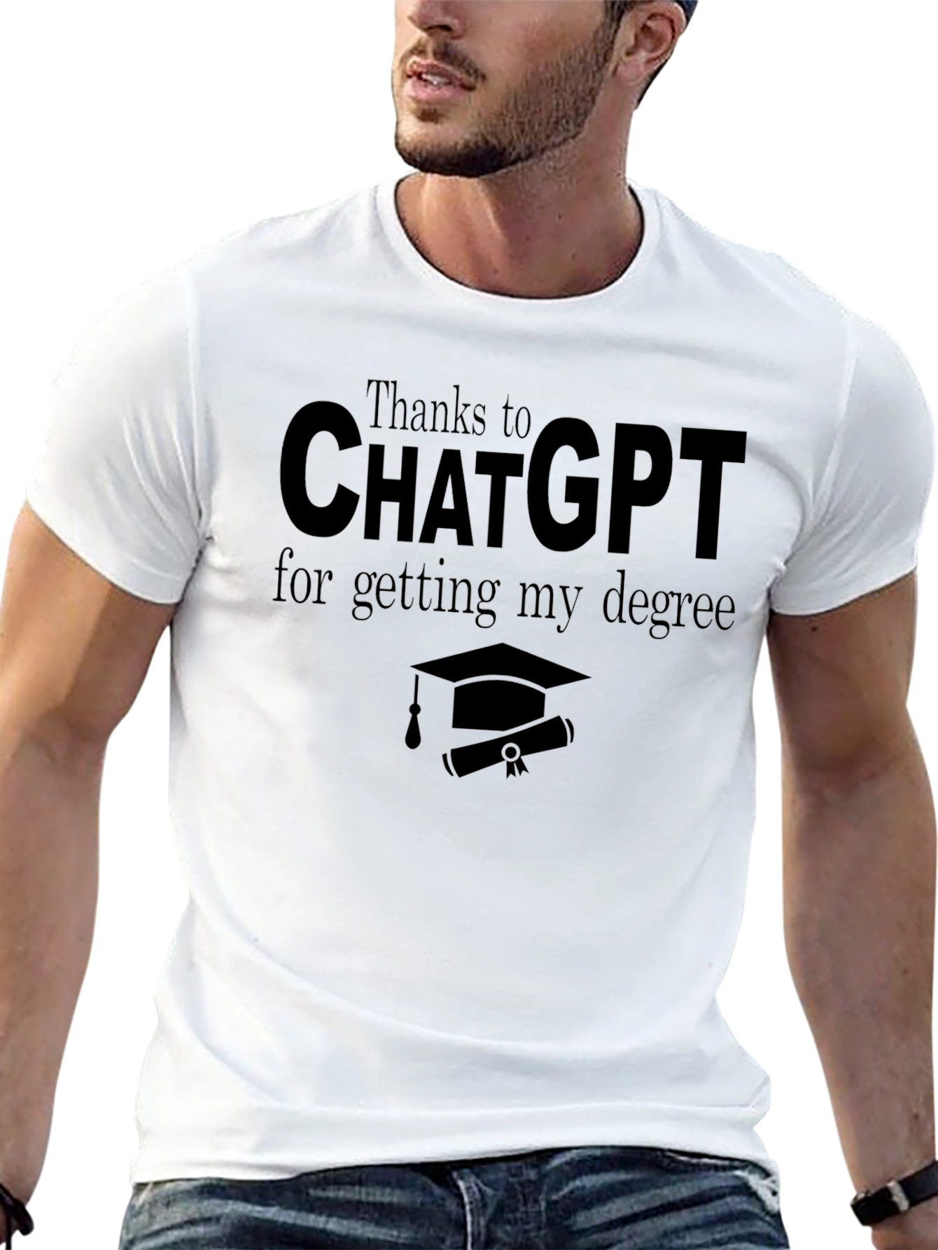 ChatGPT Degree T-Shirt - Graduation Gift