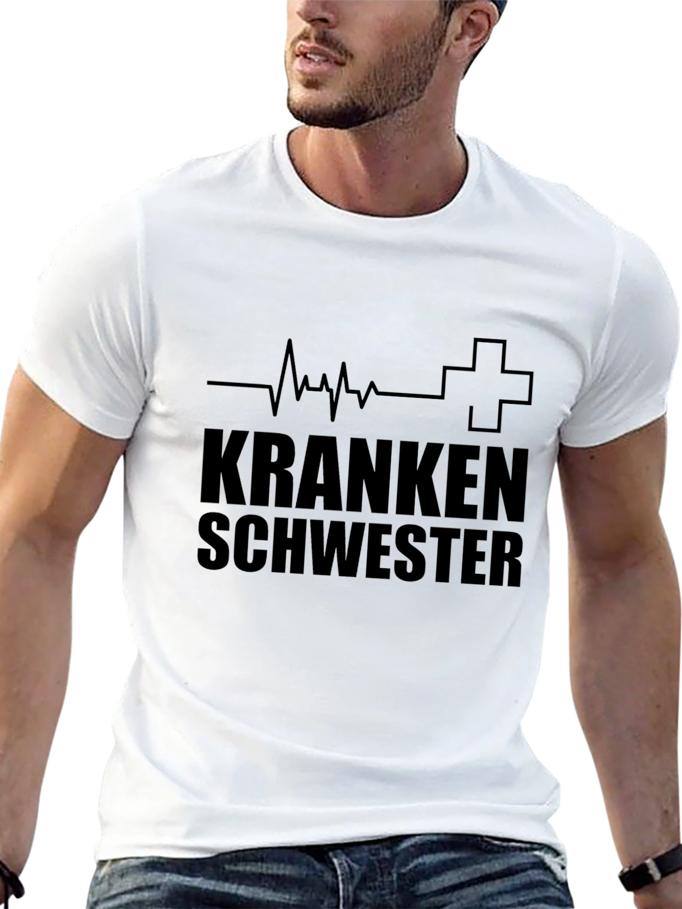 Krankenschwester Nurse T-Shirt - Black