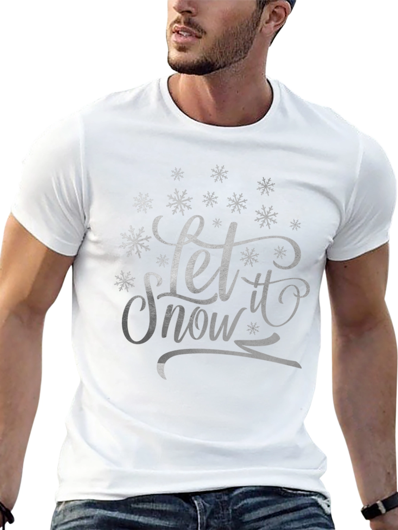Let It Snow Graphic Tee - Winter Holiday Shirt