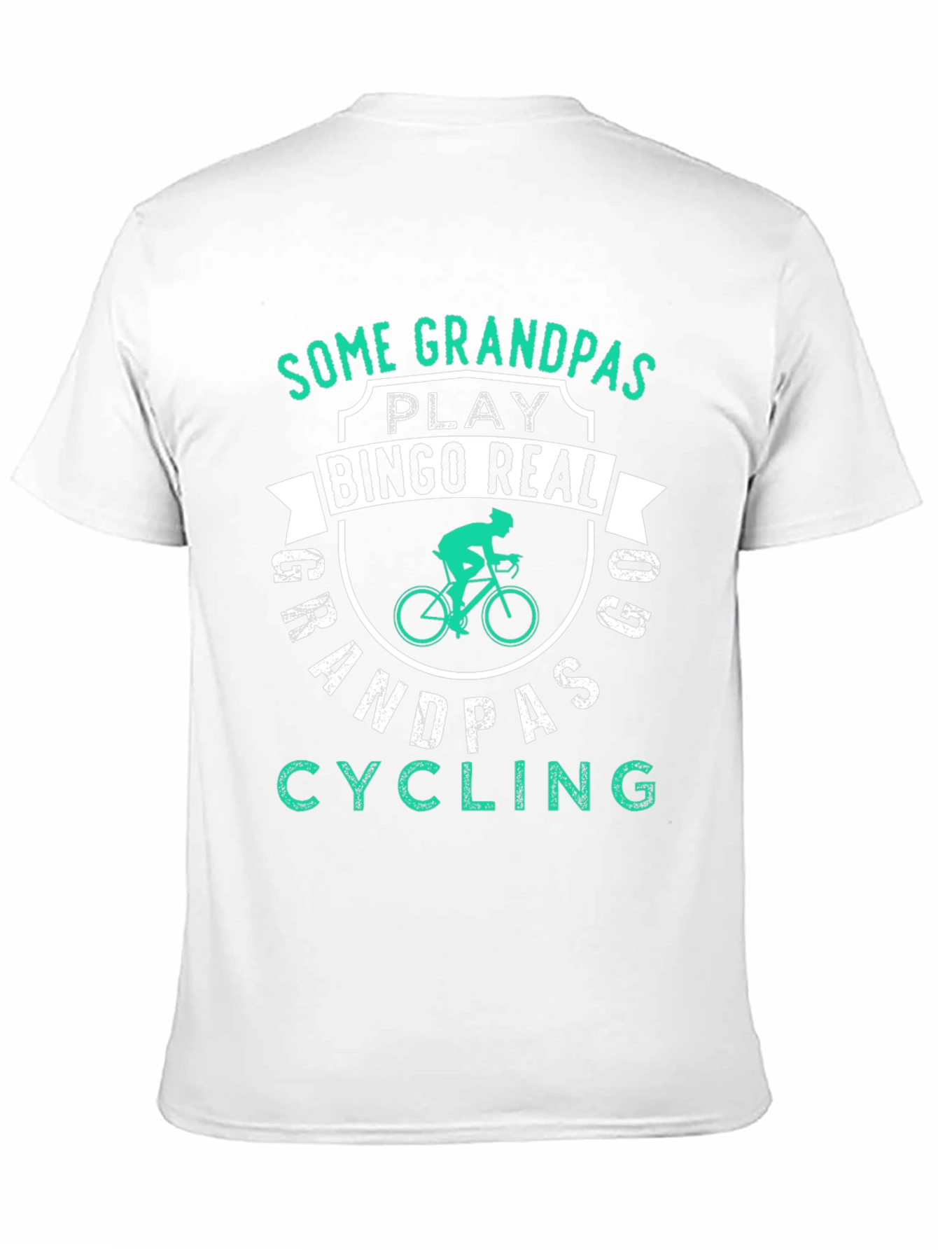 Grandpa Cycling Graphic Tee - Funny Grandfather Shirt