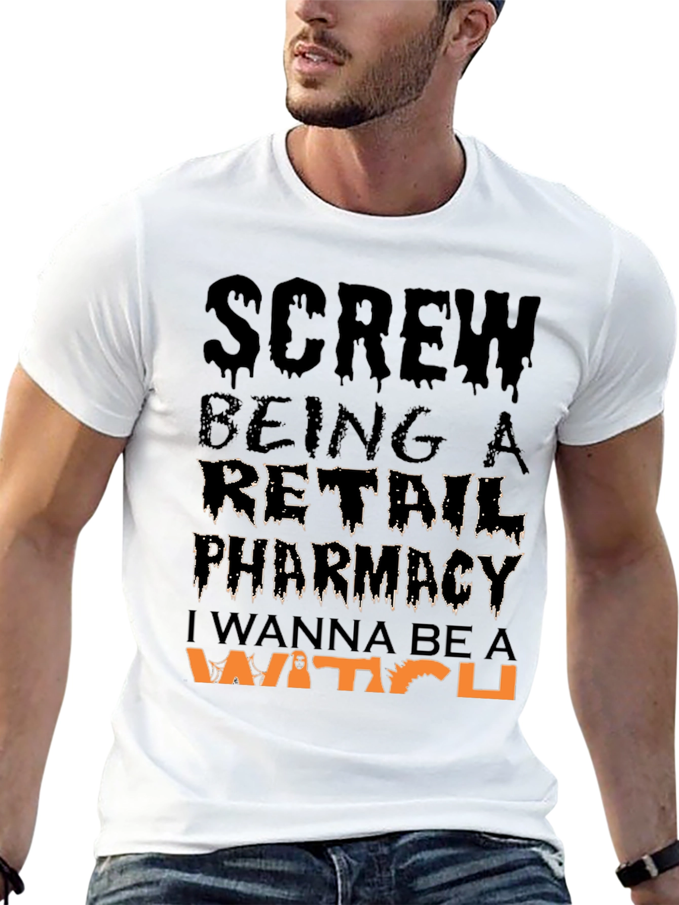 Retail Pharmacy Witch Halloween T-Shirt