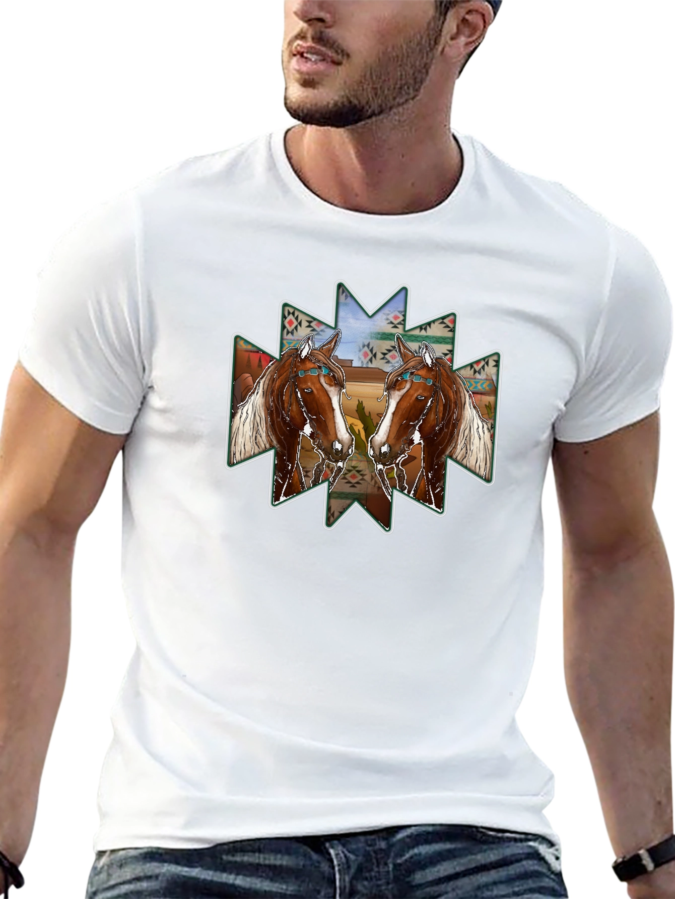 Horse Graphic Tee - Unisex Style