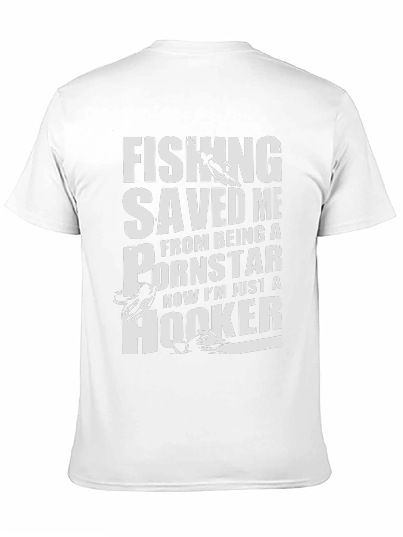Fishing Saved Me T-Shirt: Humorous Angler Tee