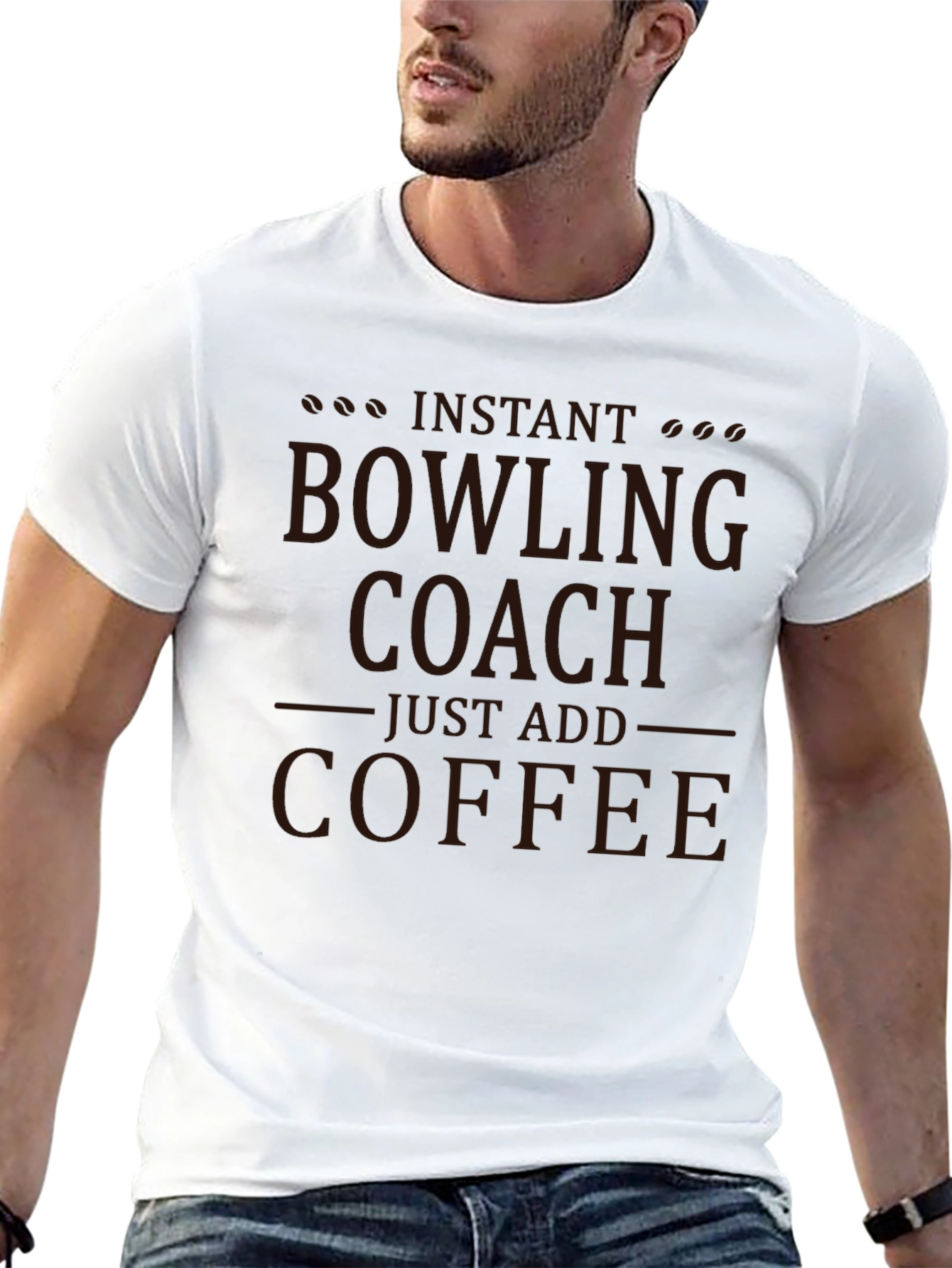 Instant Bowling Coach Coffee T-Shirt