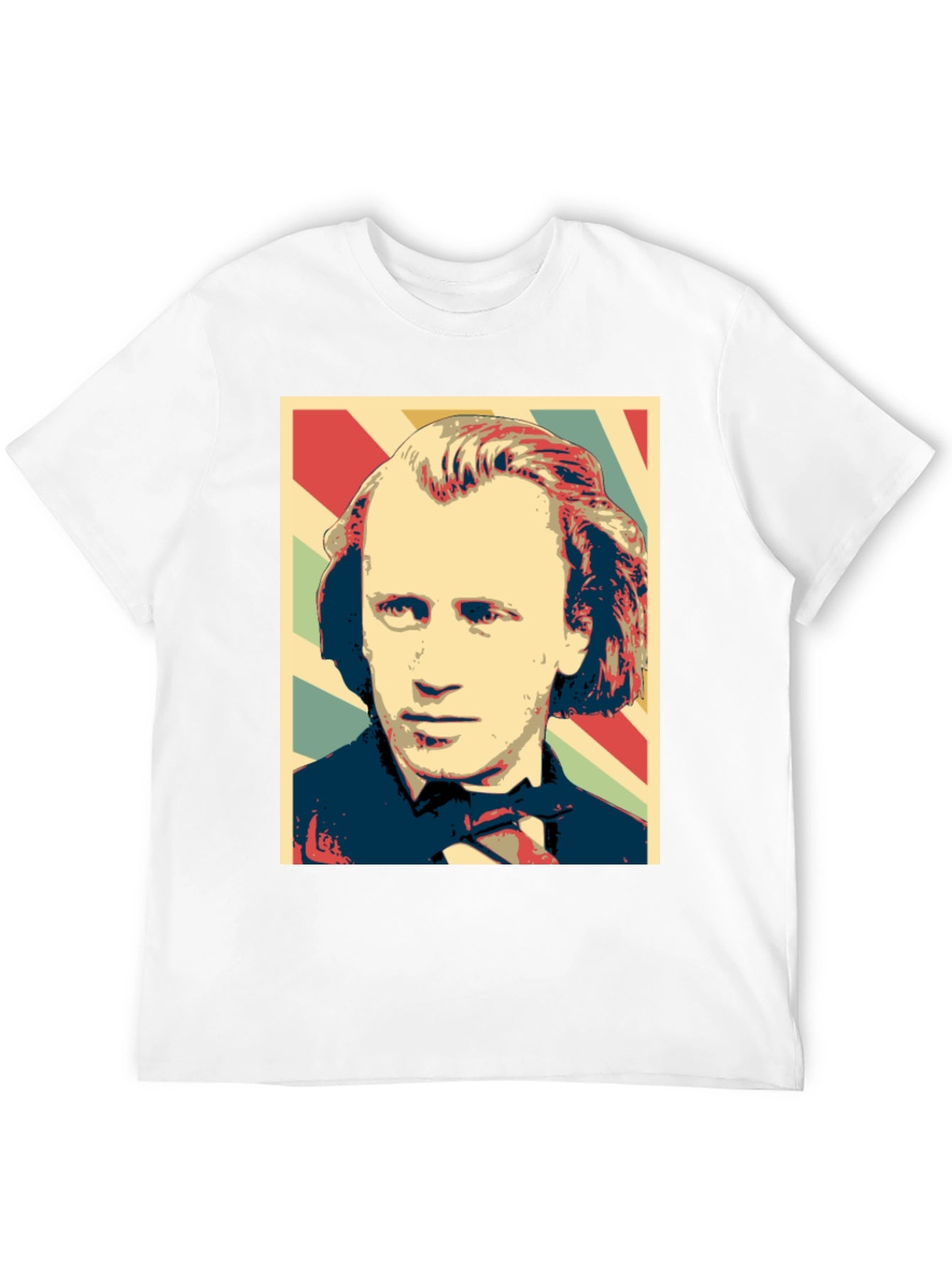 Johannes Brahms Graphic Tee - Classic Composer Portrait