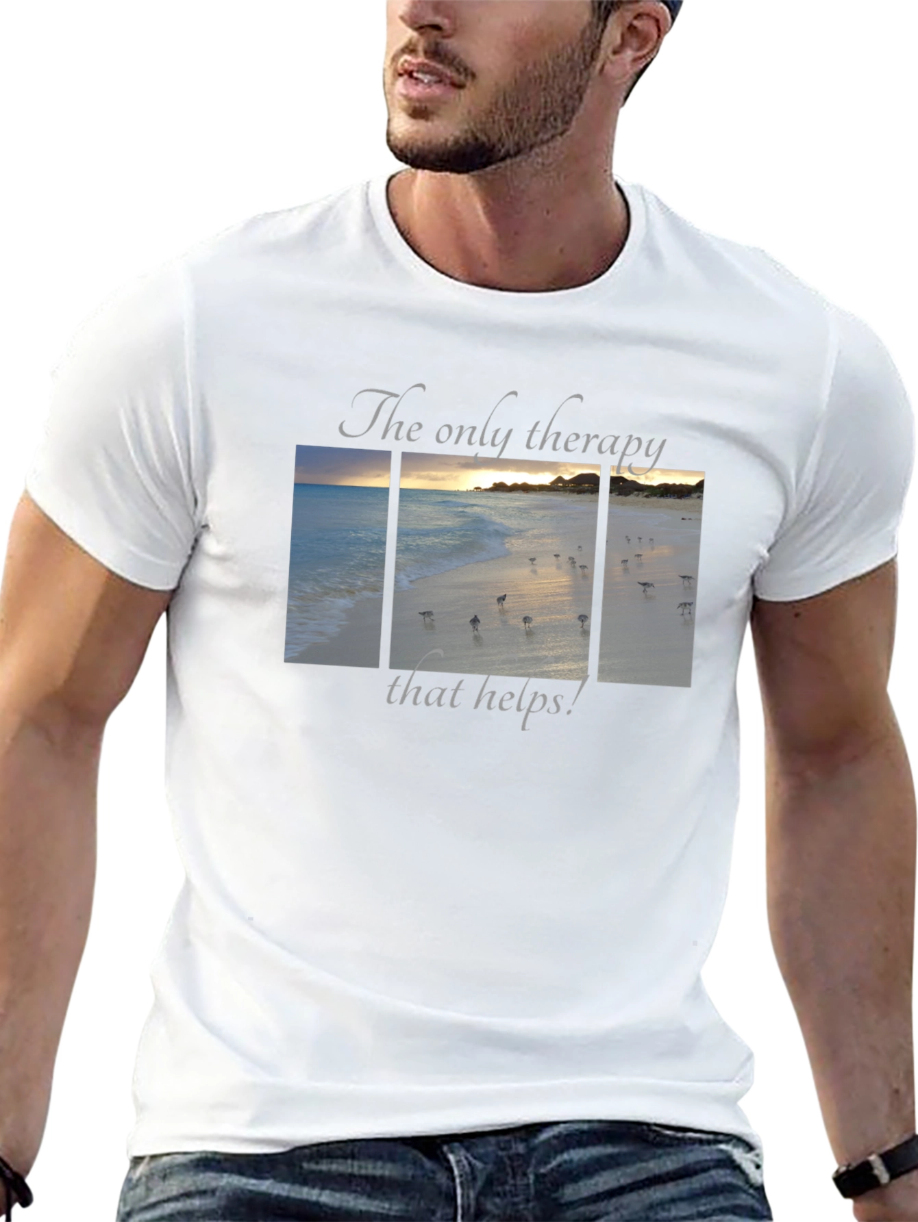 Beach Therapy T-Shirt - Relaxation & Vacation Vibes