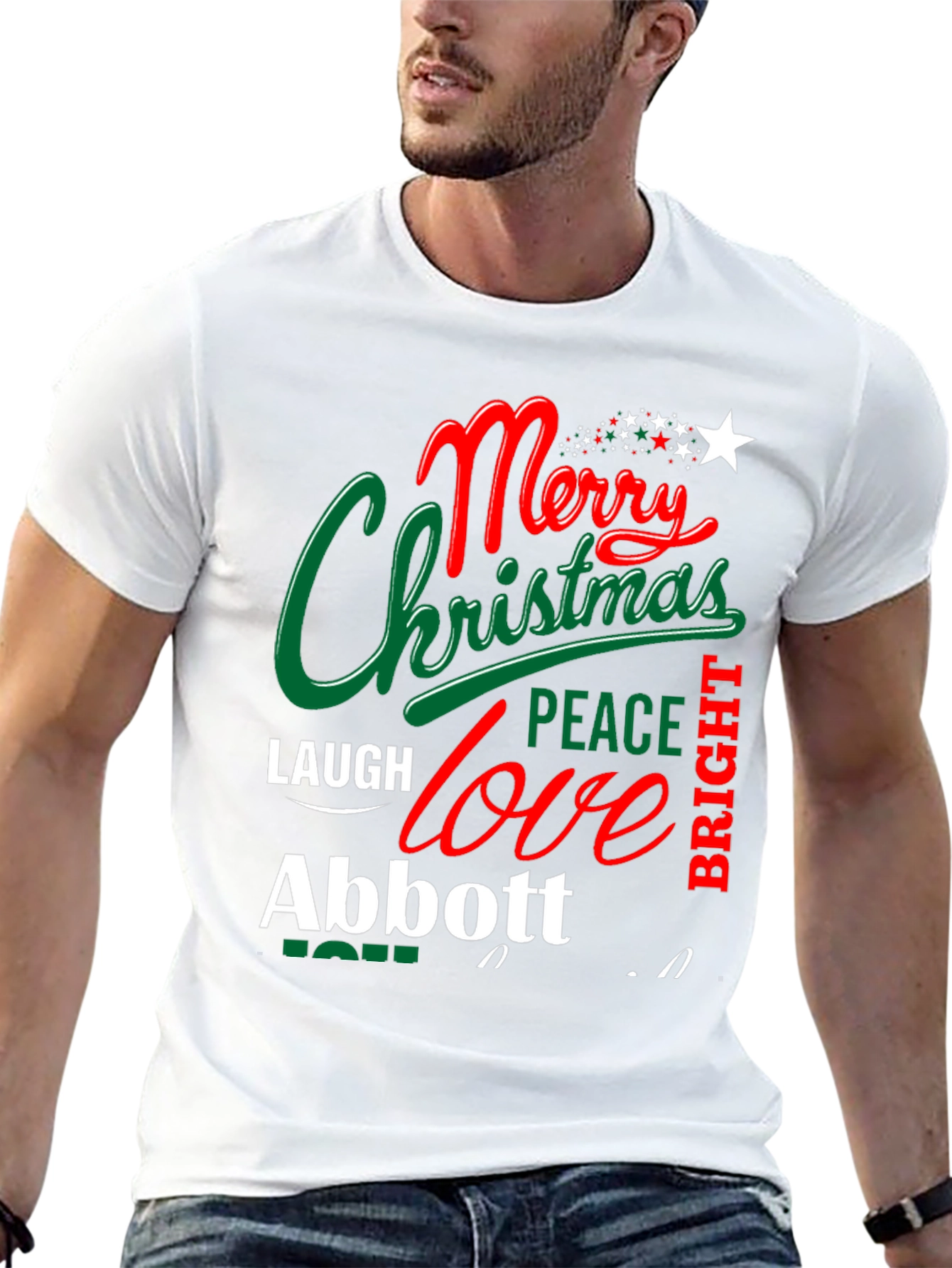 Merry Christmas Abbott Graphic T-Shirt