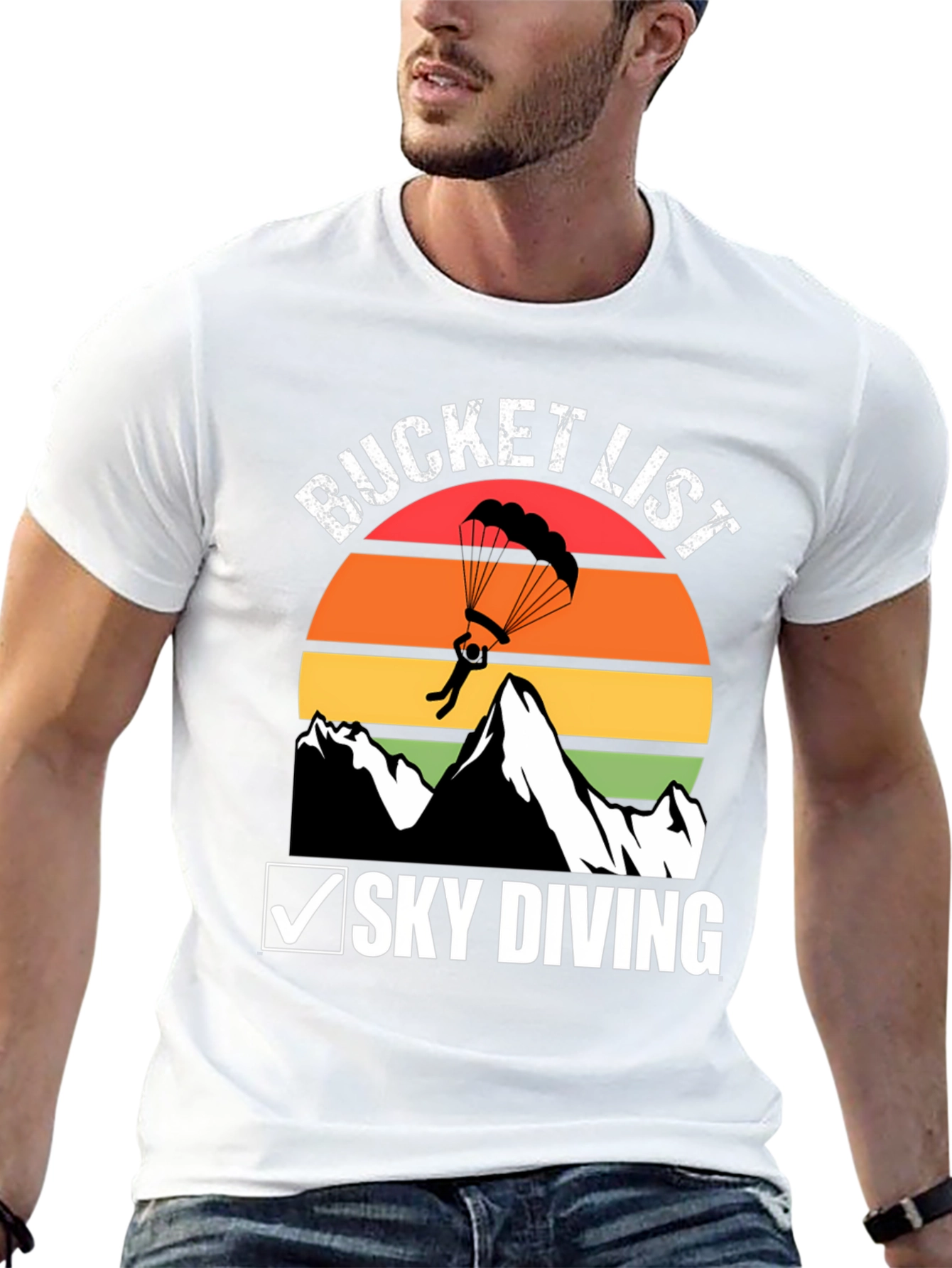 Skydiving Bucket List T-Shirt