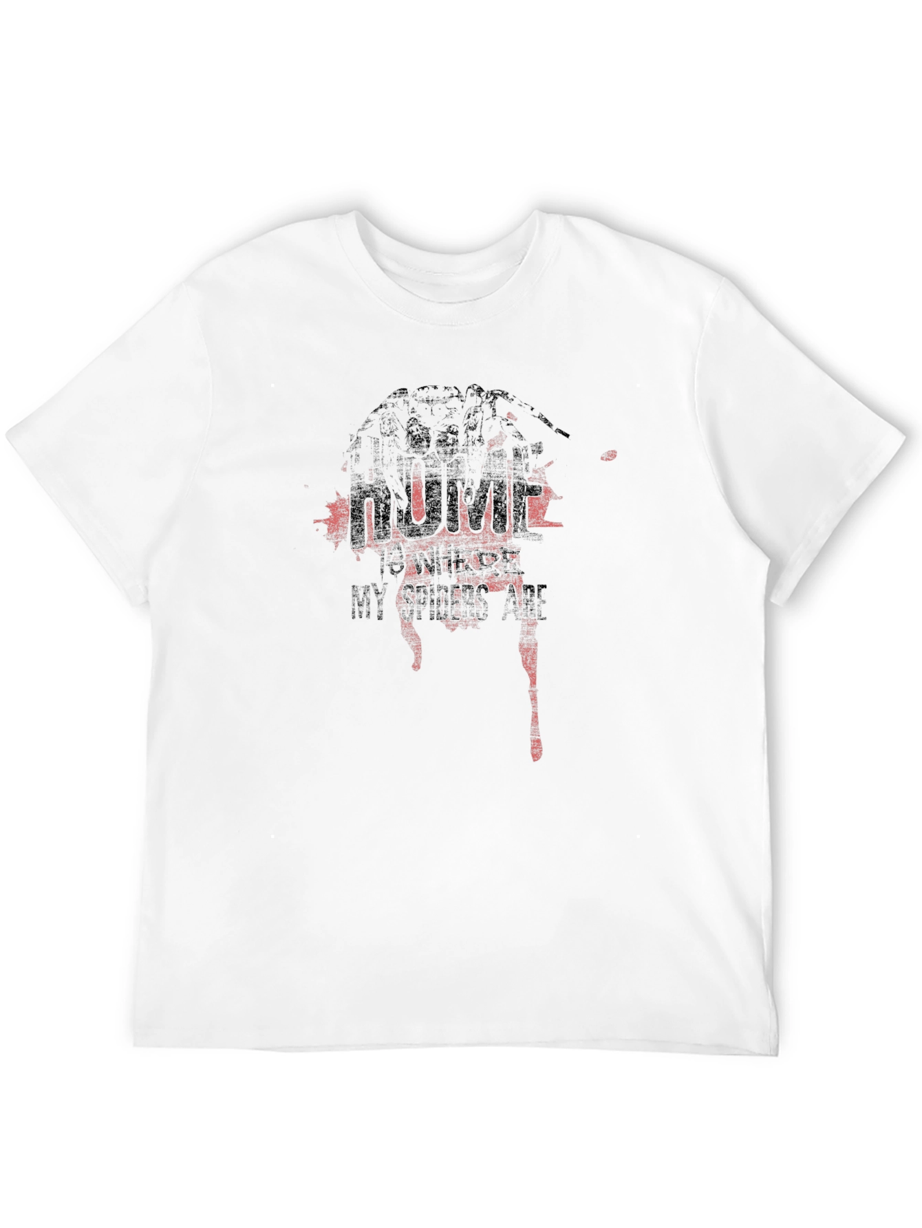 Numb Spider Graphic Black T-Shirt