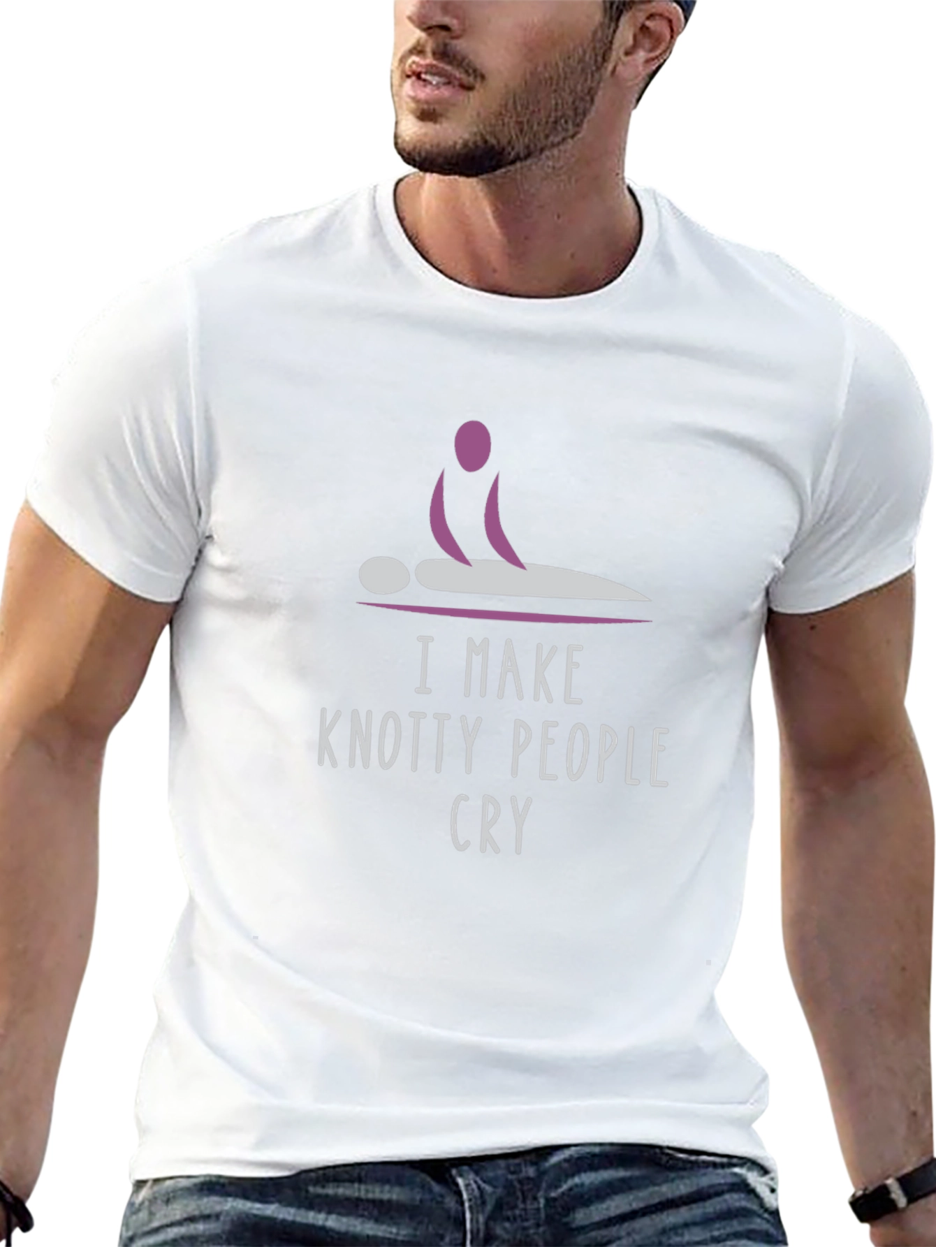 Knotty People Cry Graphic T-Shirt