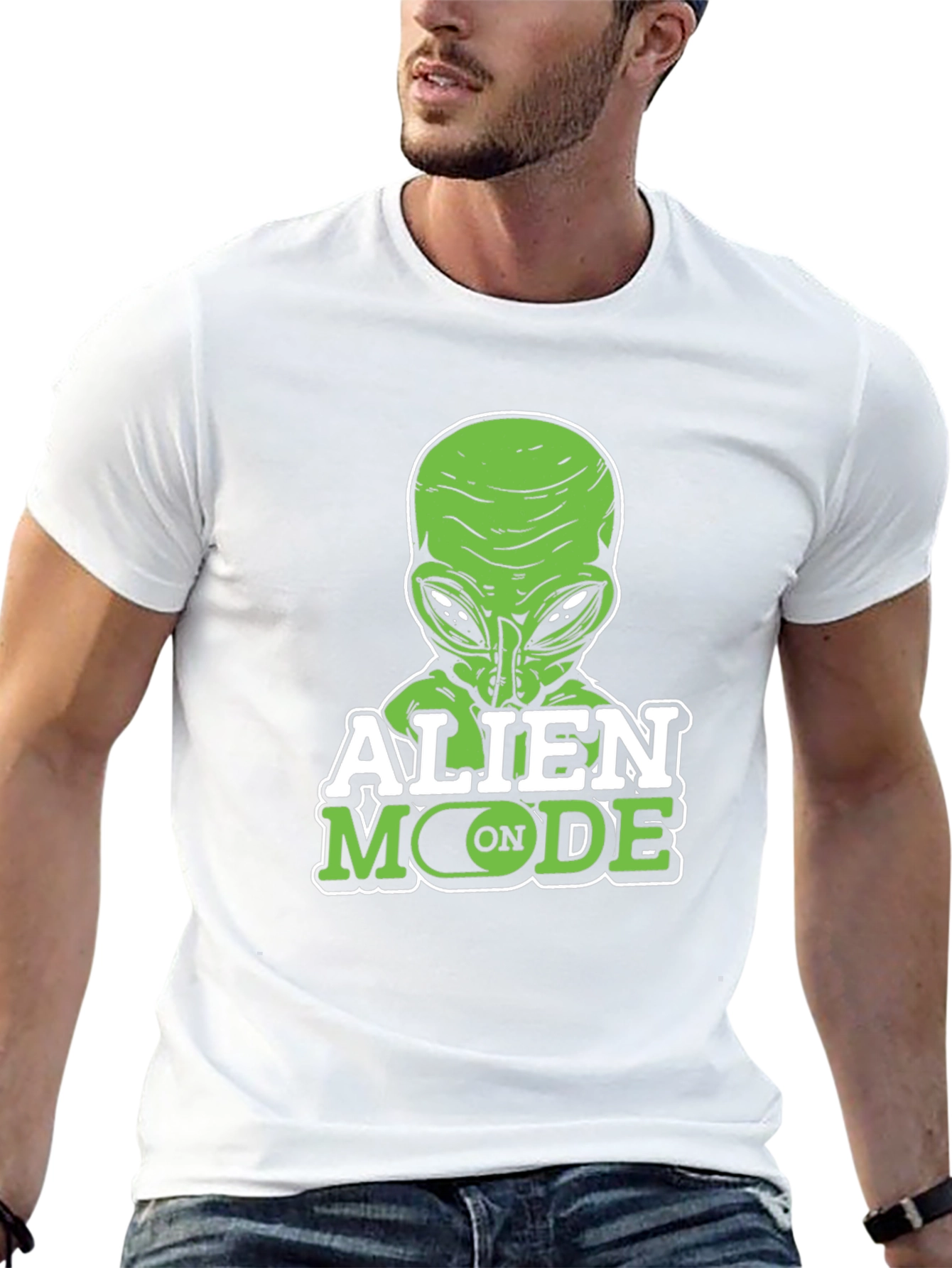 Alien Mode On Graphic T-Shirt