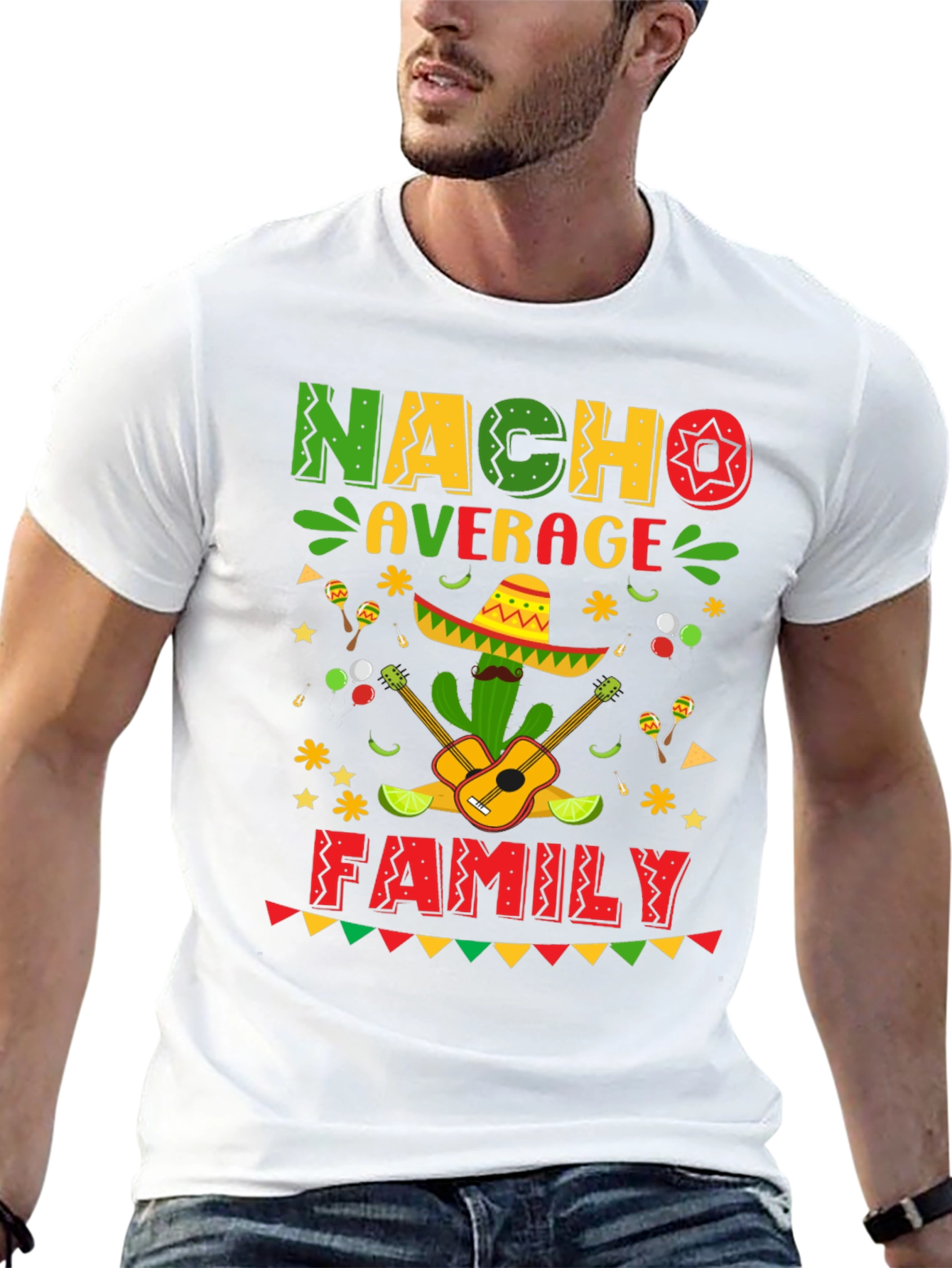 Nacho Average Family T-Shirt Cinco De Mayo