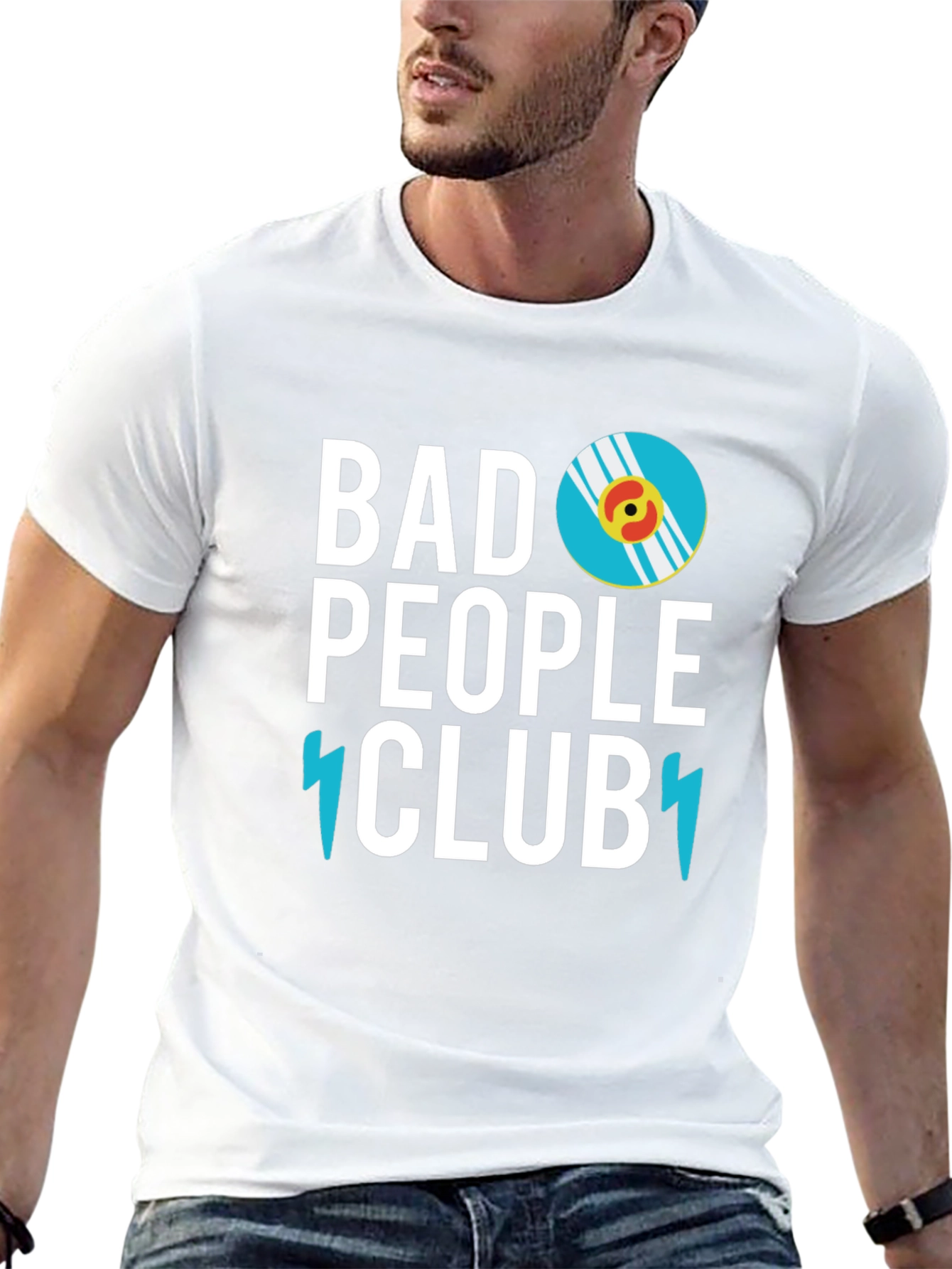 Bad People Club Graphic Tee - Cool Casual Style