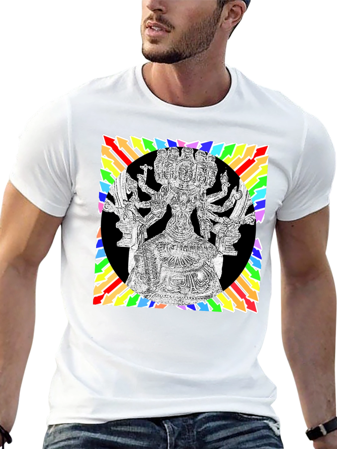 Psychedelic Hindu God Graphic Tee