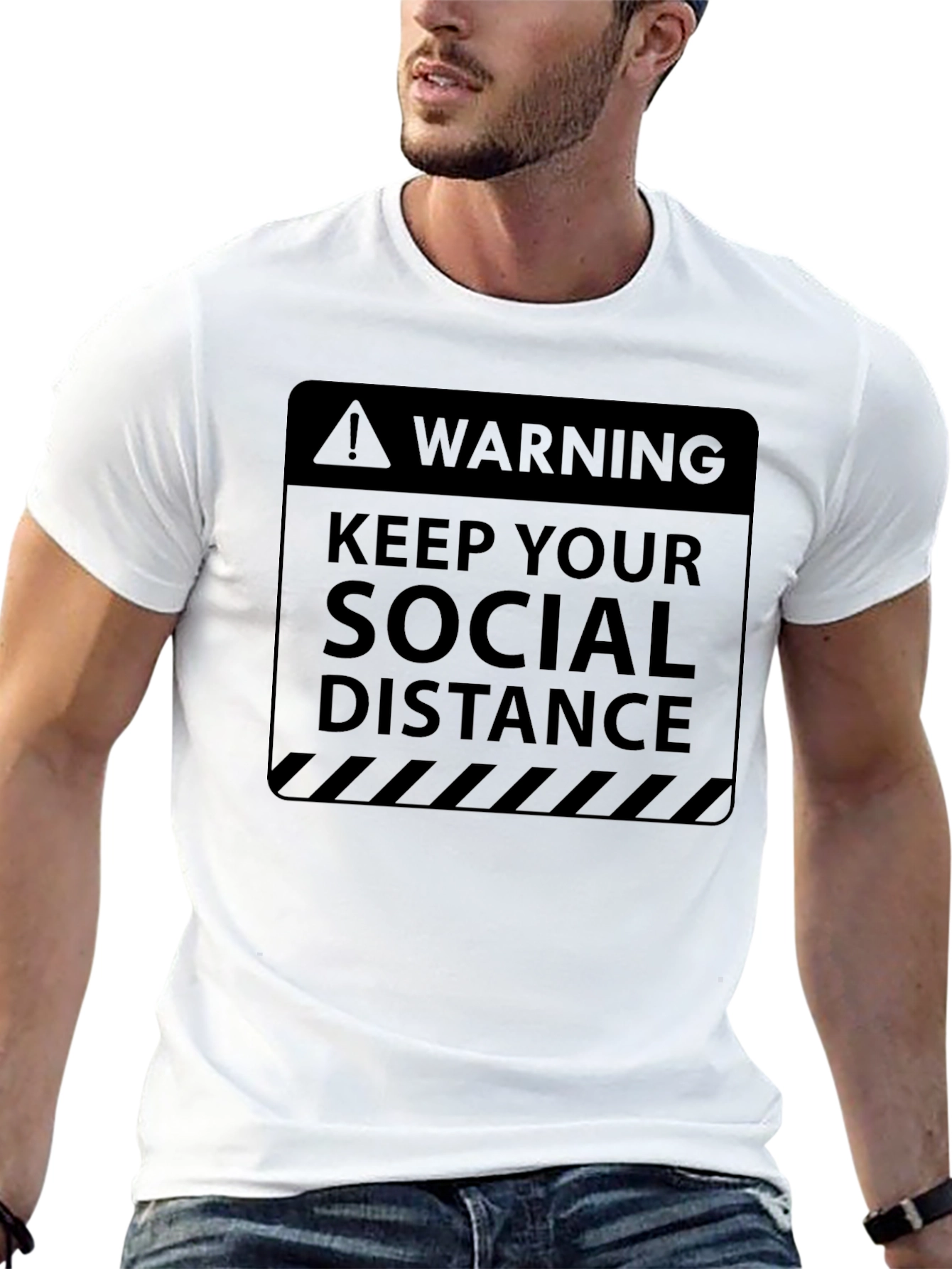 Warning Social Distance T-Shirt