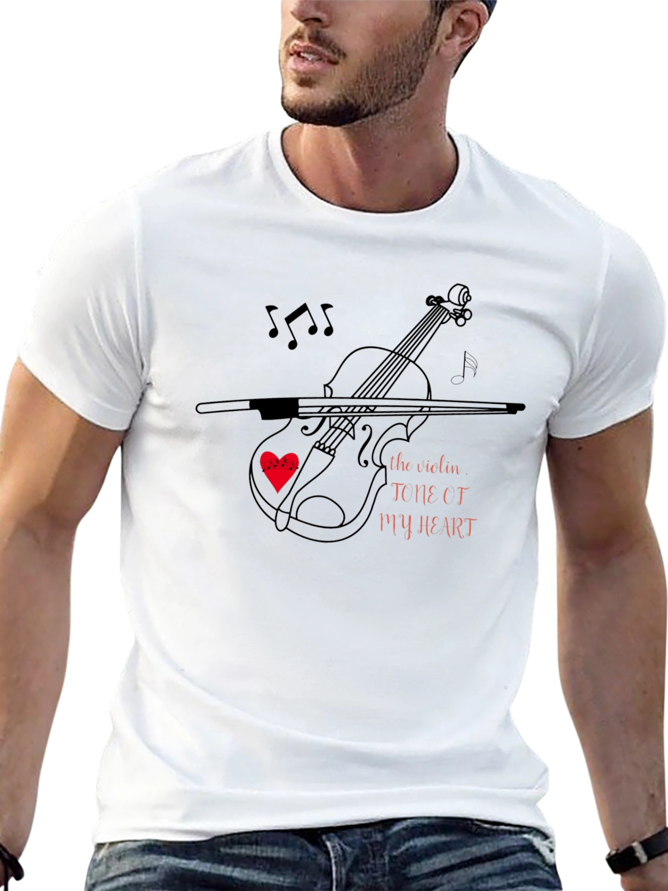 Violin Tune of My Heart Graphic Tee