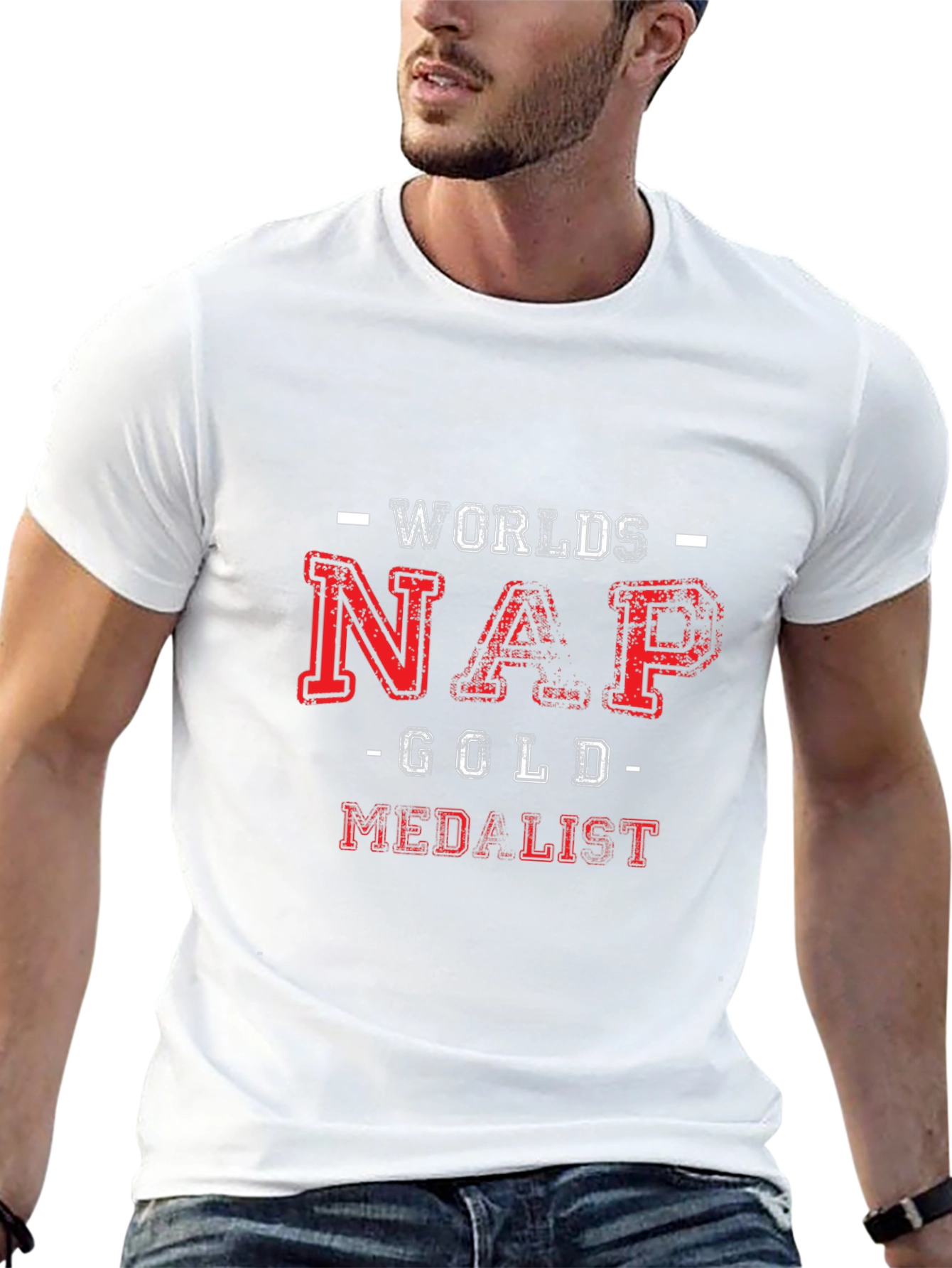 Worlds Nap Gold Medalist Graphic T-Shirt