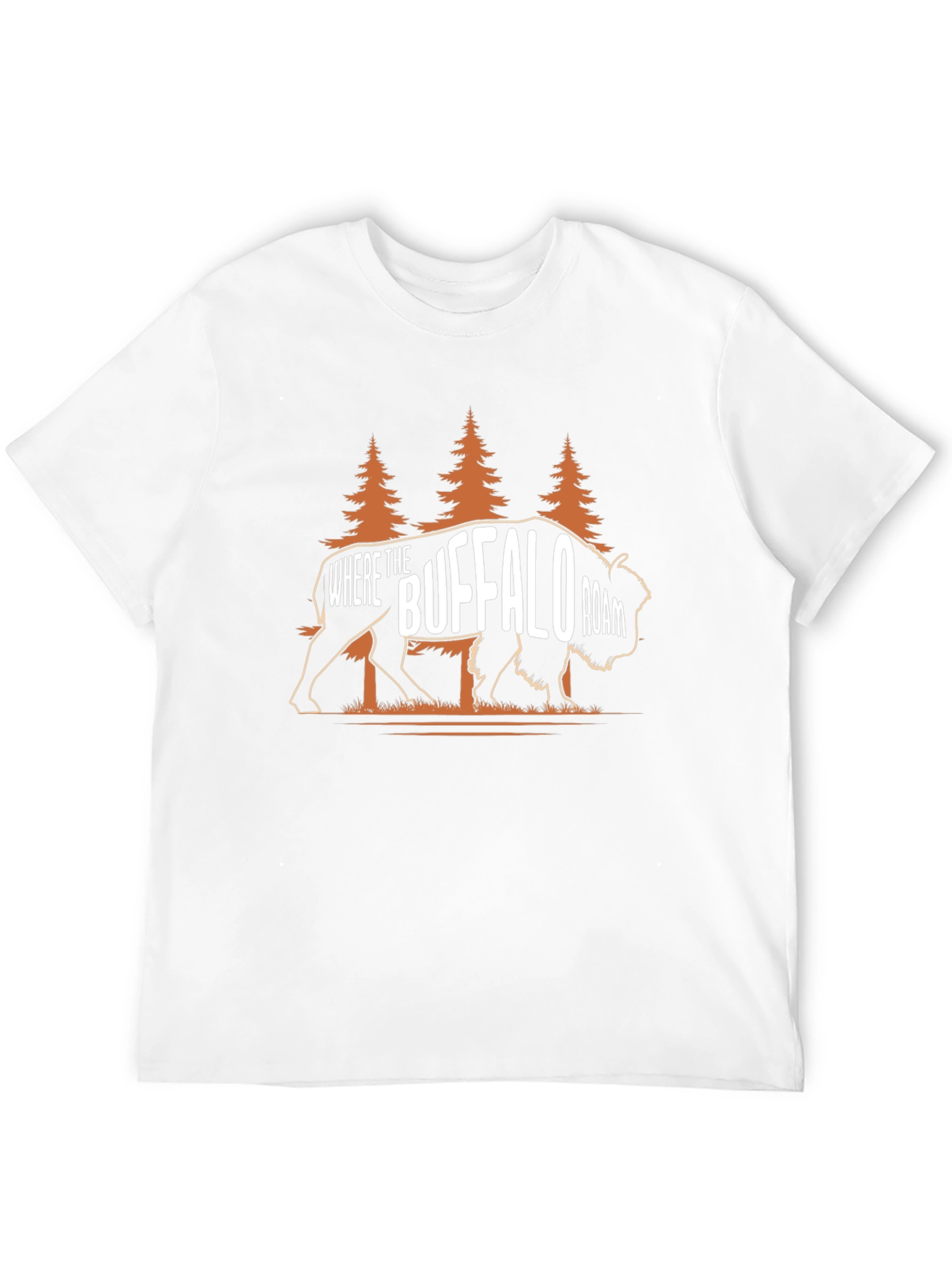 Where the Buffalo Roam Graphic Tee - Black