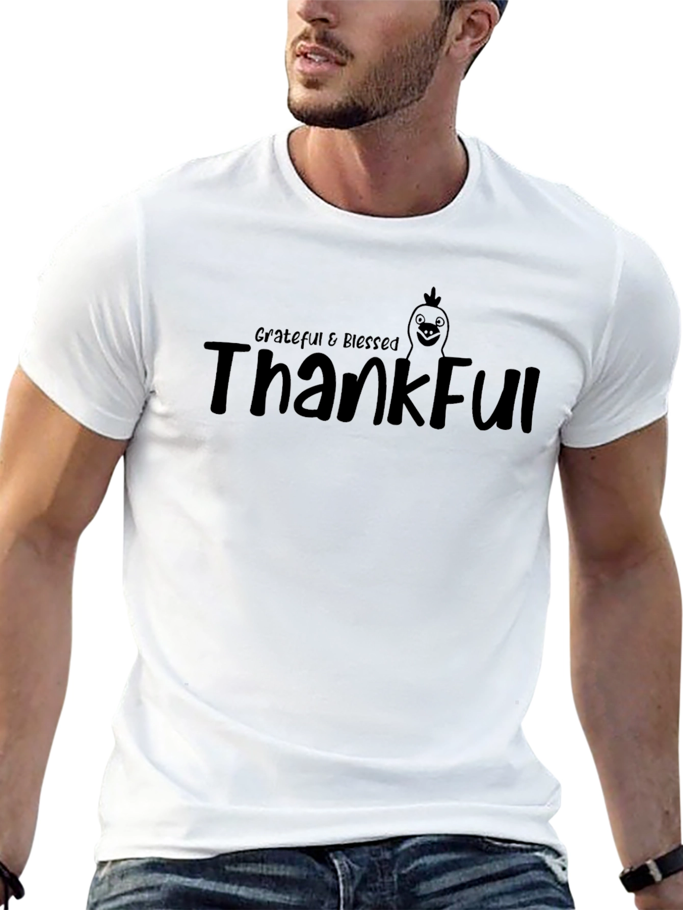 Grateful & Blessed Thanksgiving T-Shirt