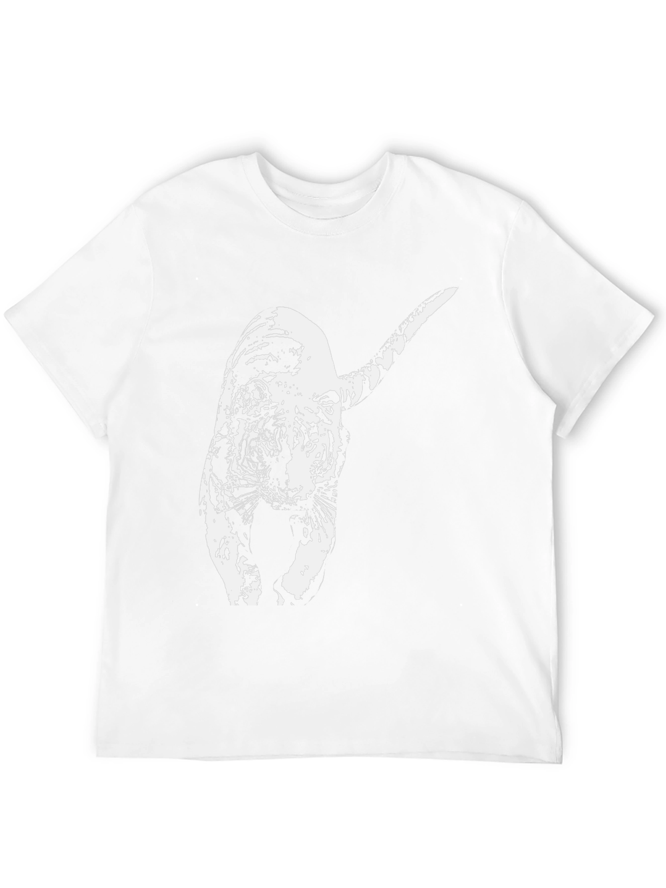 Tiger Graphic Black T-Shirt - Animal Print Tee
