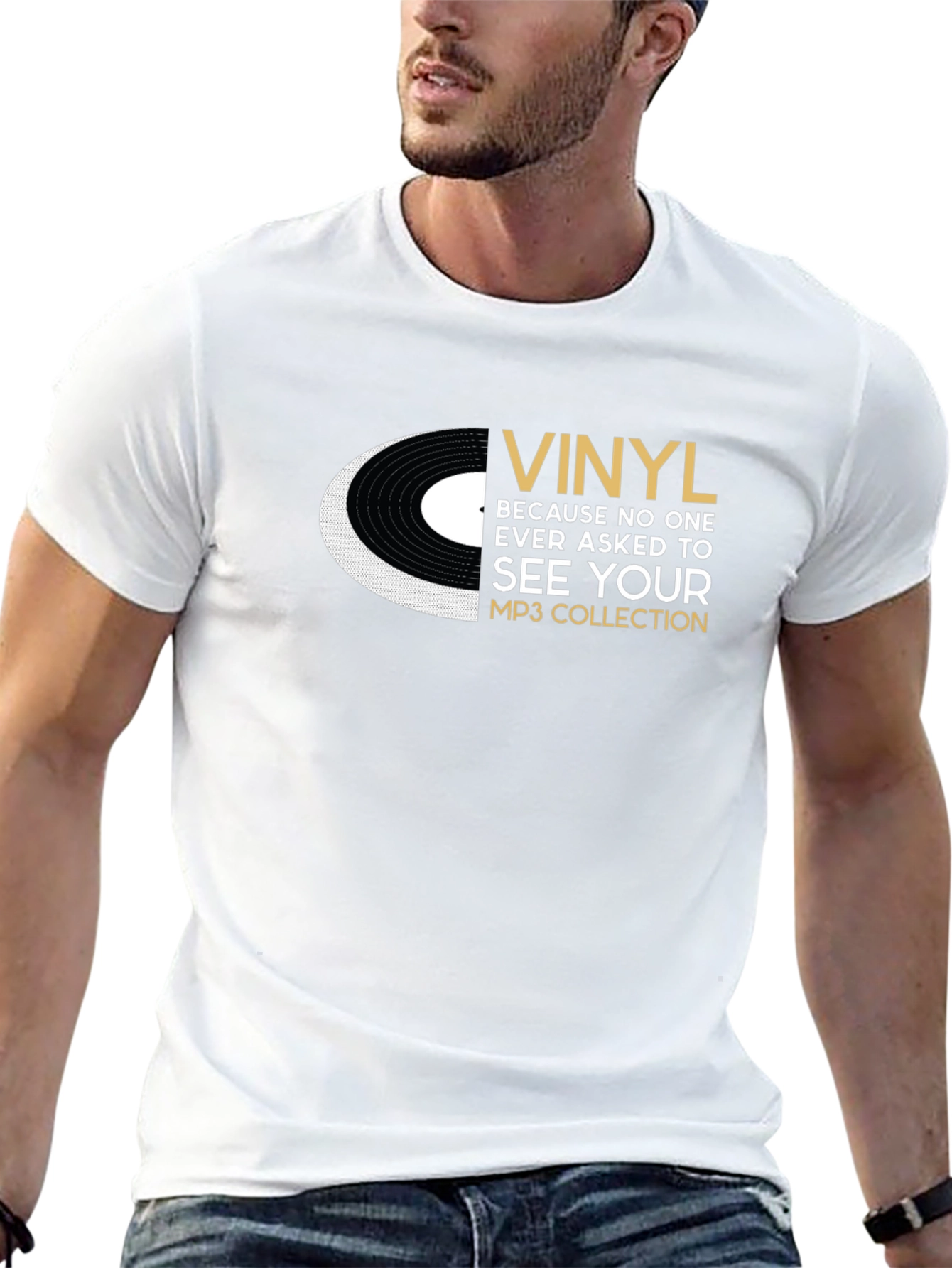 Vinyl MP3 Collection Graphic Tee