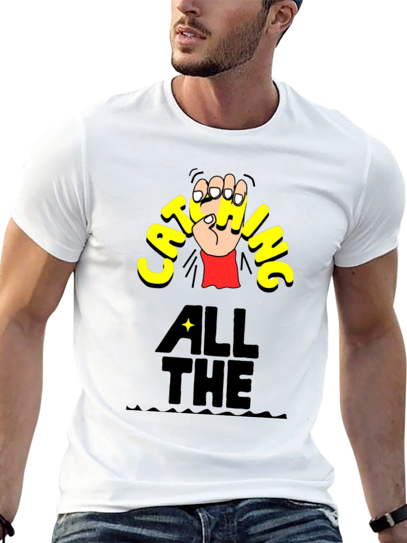 Catching All The Luck T-Shirt Graphic Tee
