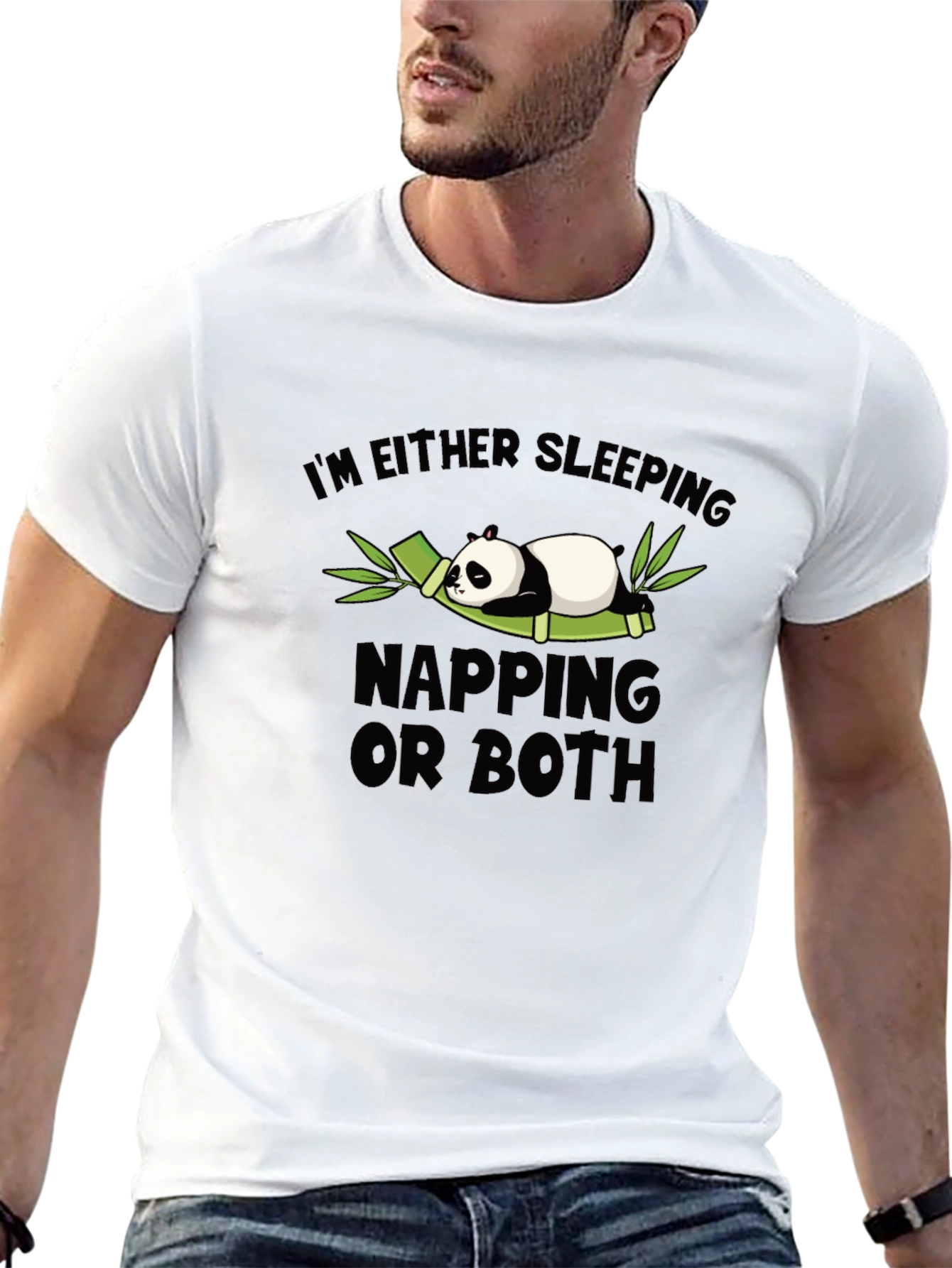 Sleeping Panda Graphic T-Shirt