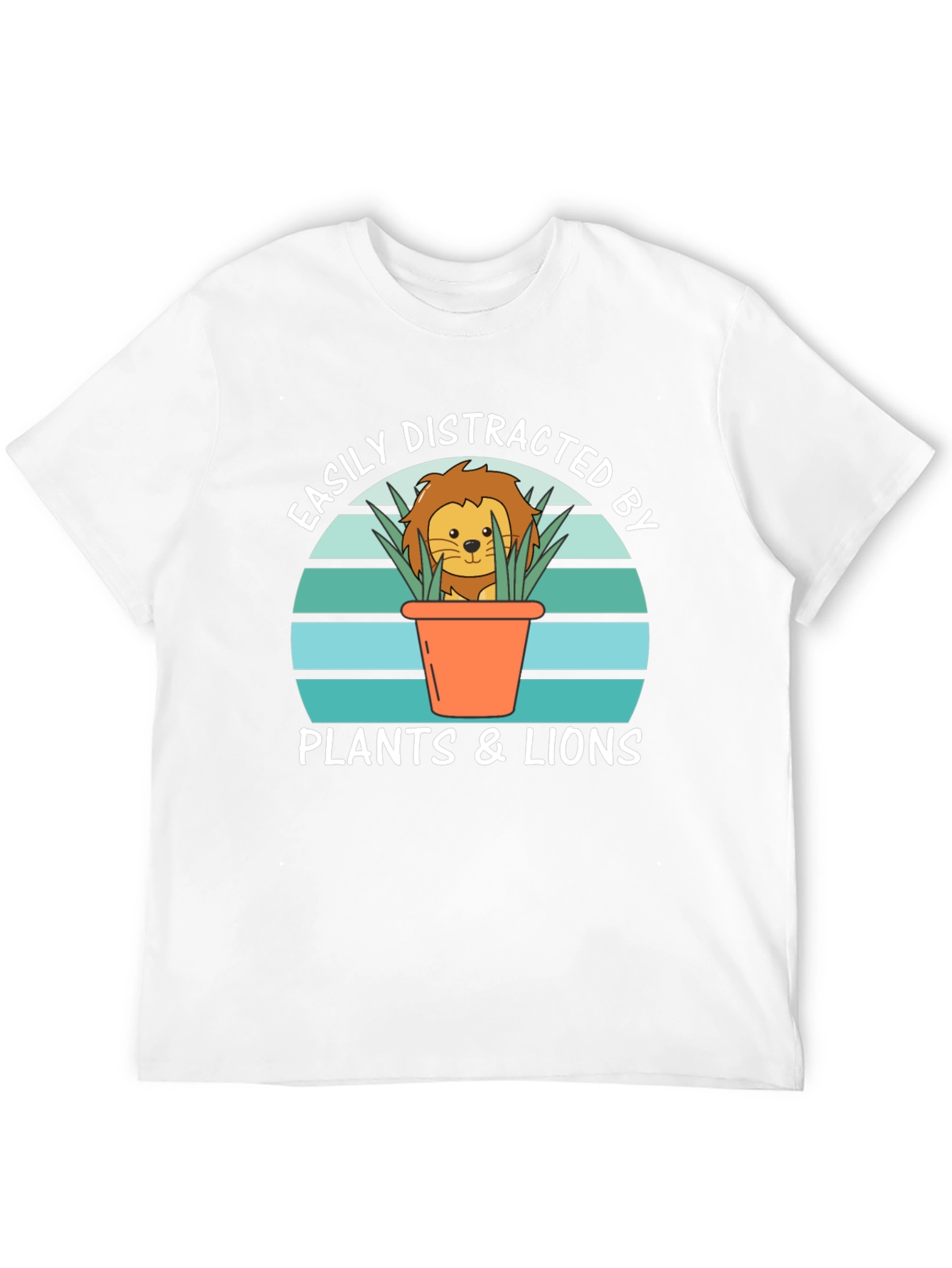 Easily Distracted By Plants & Lions T-Shirt