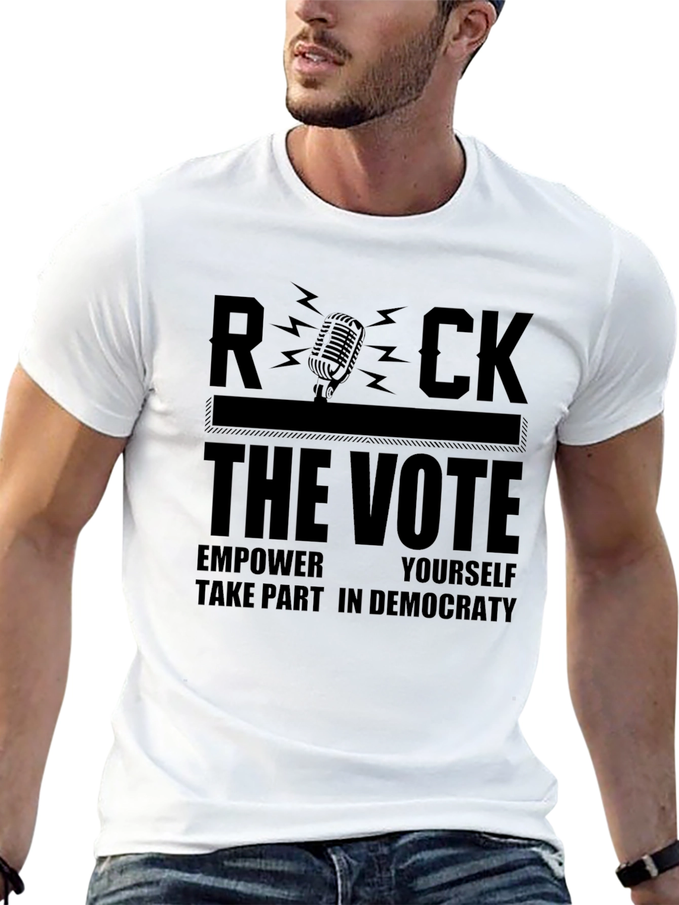 Rock the Vote Graphic Tee - Empower Yourself