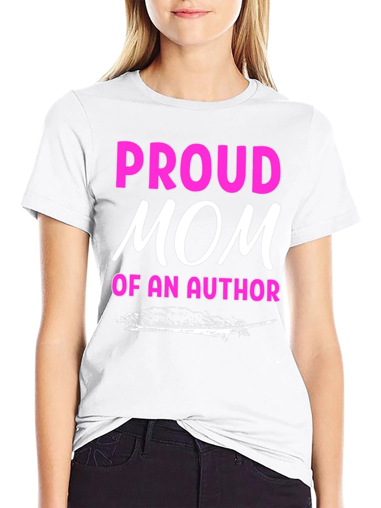 Proud Mom of an Author Graphic T-Shirt