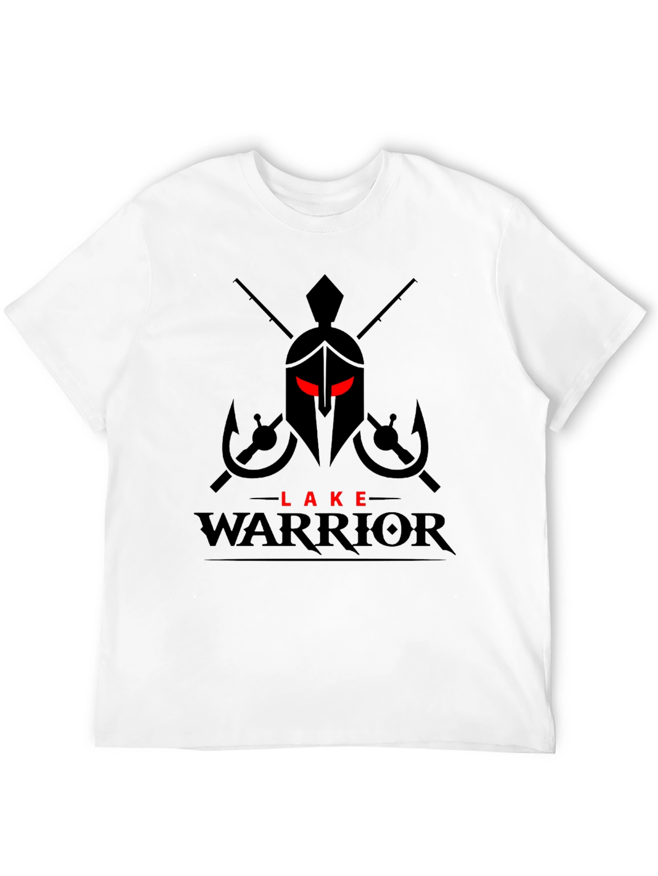 Lake Warrior T-Shirt - Fishing Spartan Design