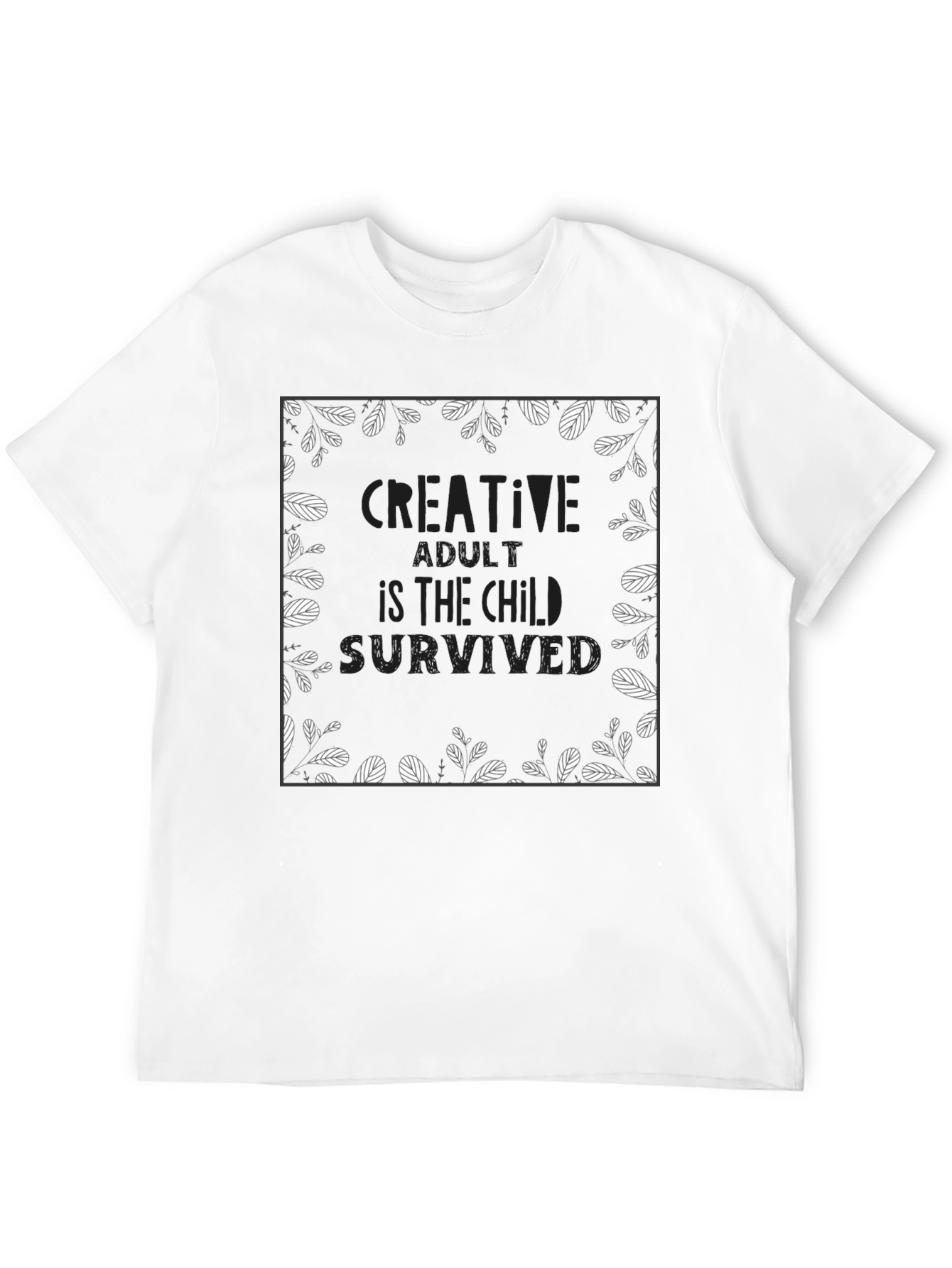Creative Adult T-Shirt - Artistic Design