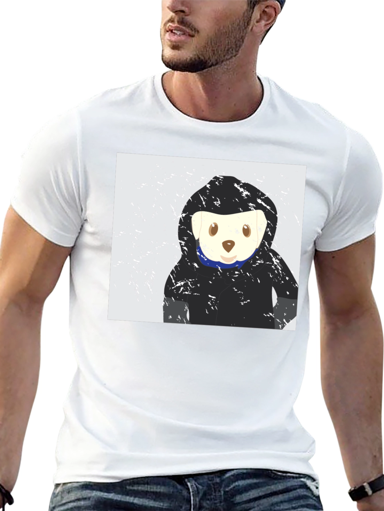 Bear Hoodie T-Shirt - Stylish Comfort