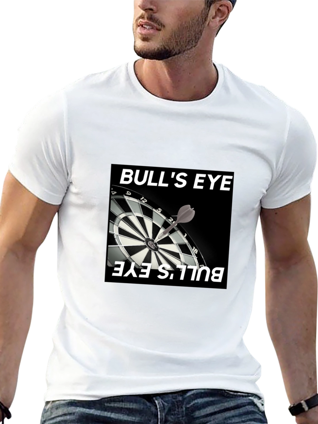 Bulls Eye Dartboard T-Shirt - Perfect Hit!