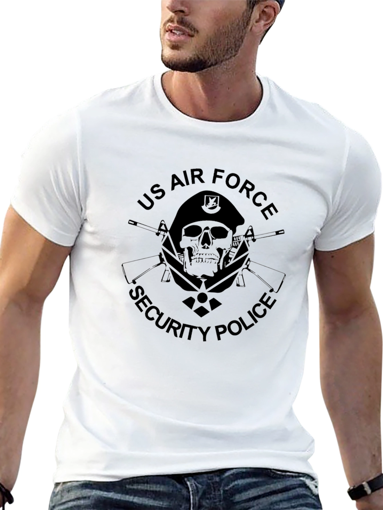 US Air Force Security Police Graphic T-Shirt