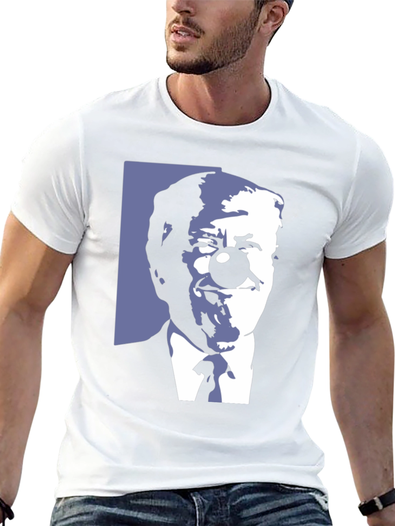 Clown Face Graphic T-Shirt