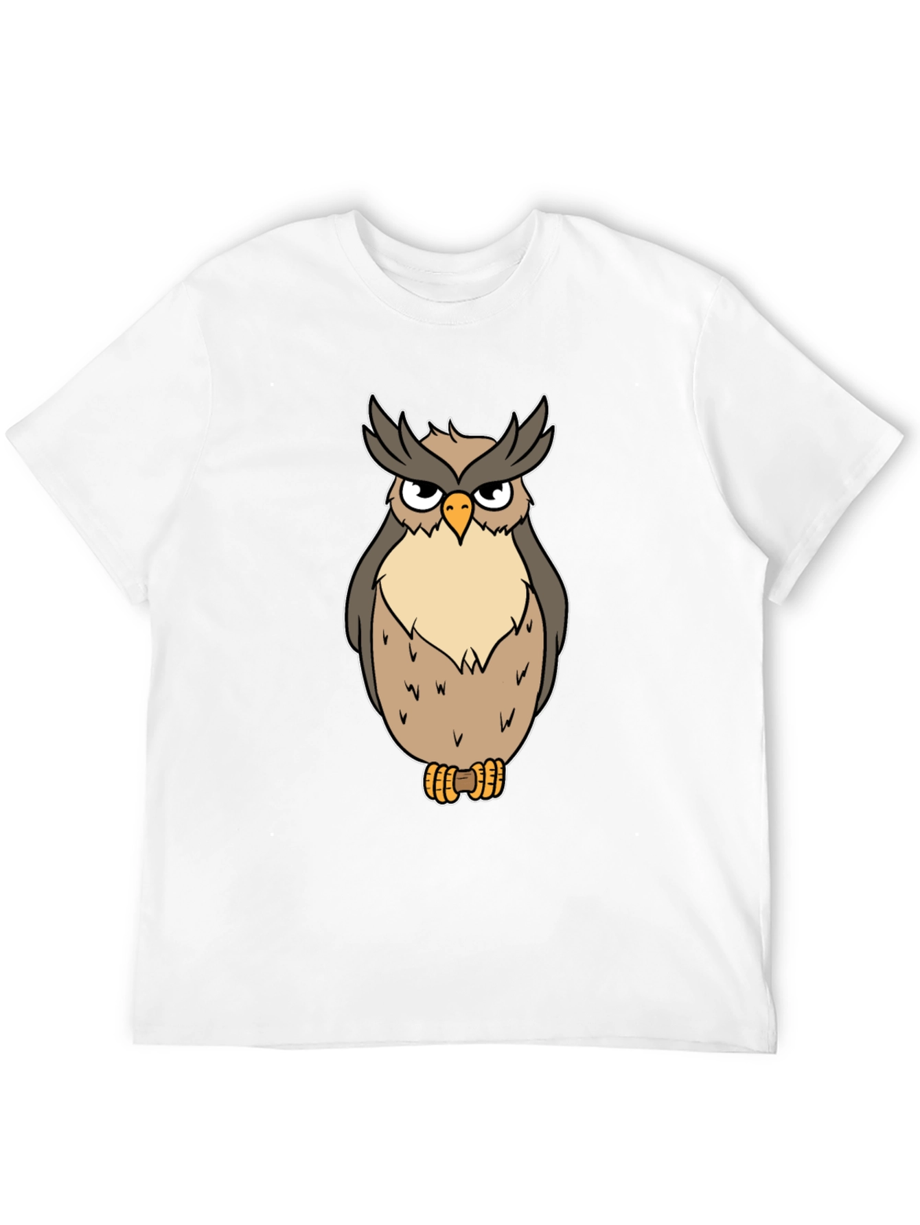 Owl Graphic T-Shirt - Mens Black Tee