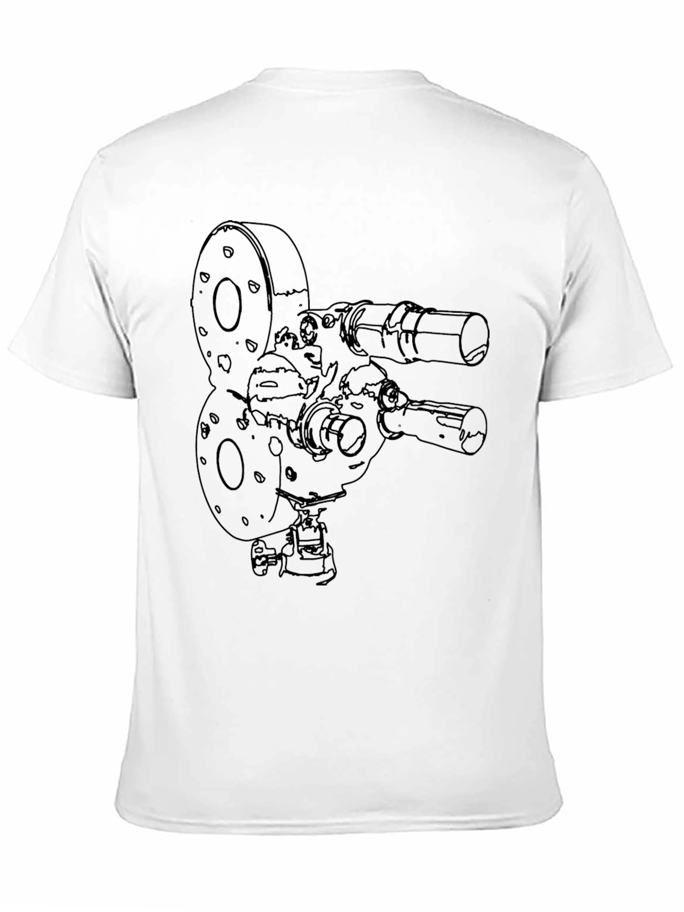Retro Film Camera Graphic Tee - Classic Style