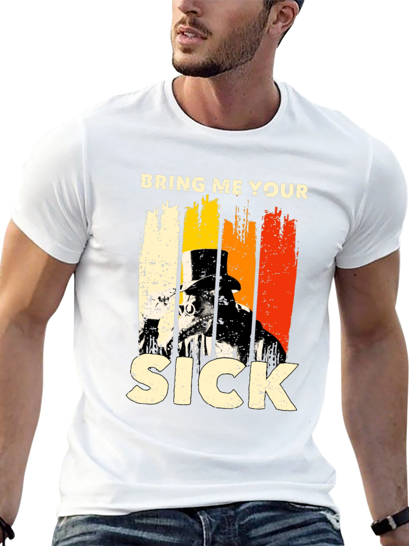Bring Me Your Sick T-Shirt Plague Doctor Tee