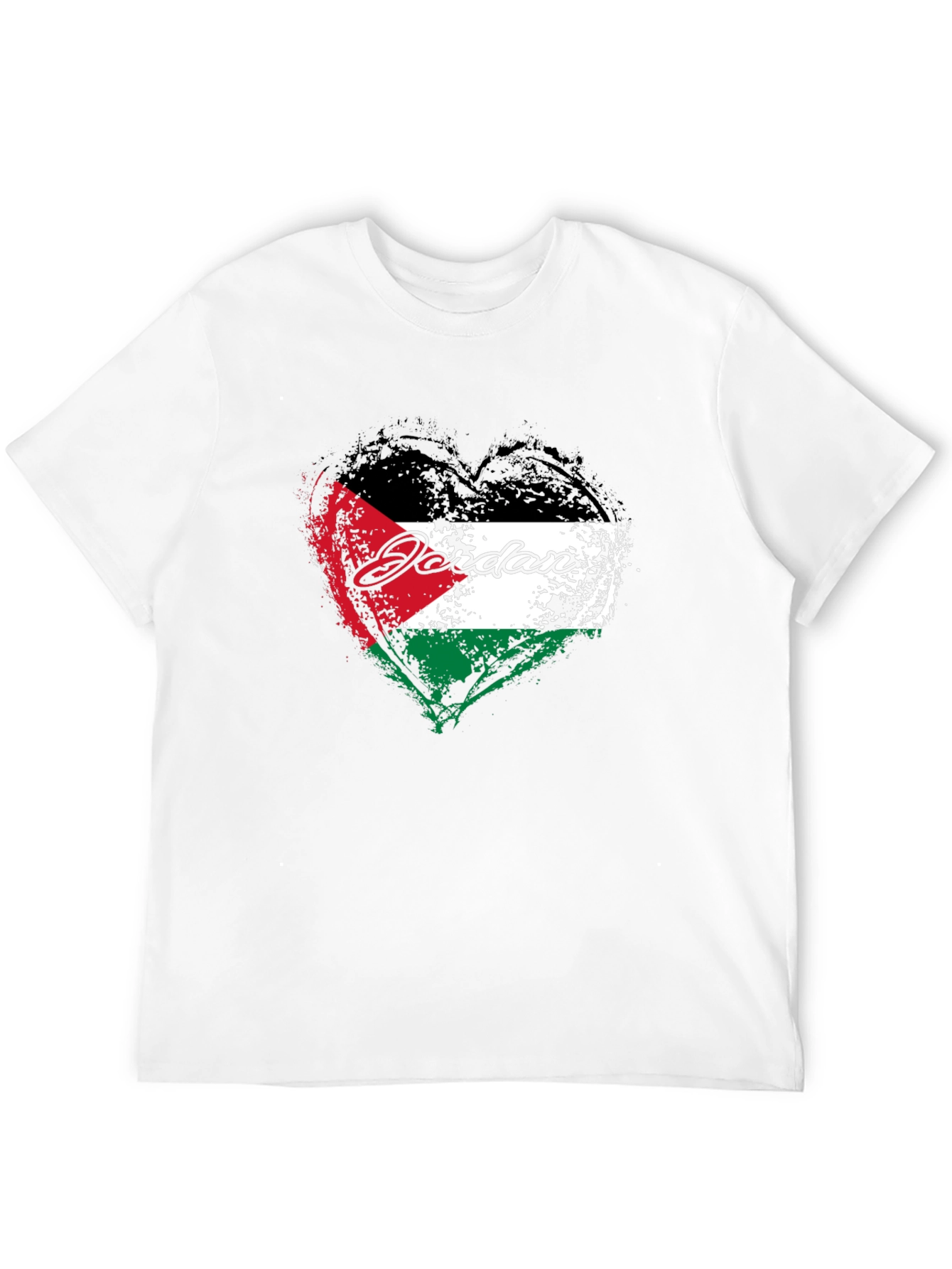 Jordan Flag Heart T-Shirt