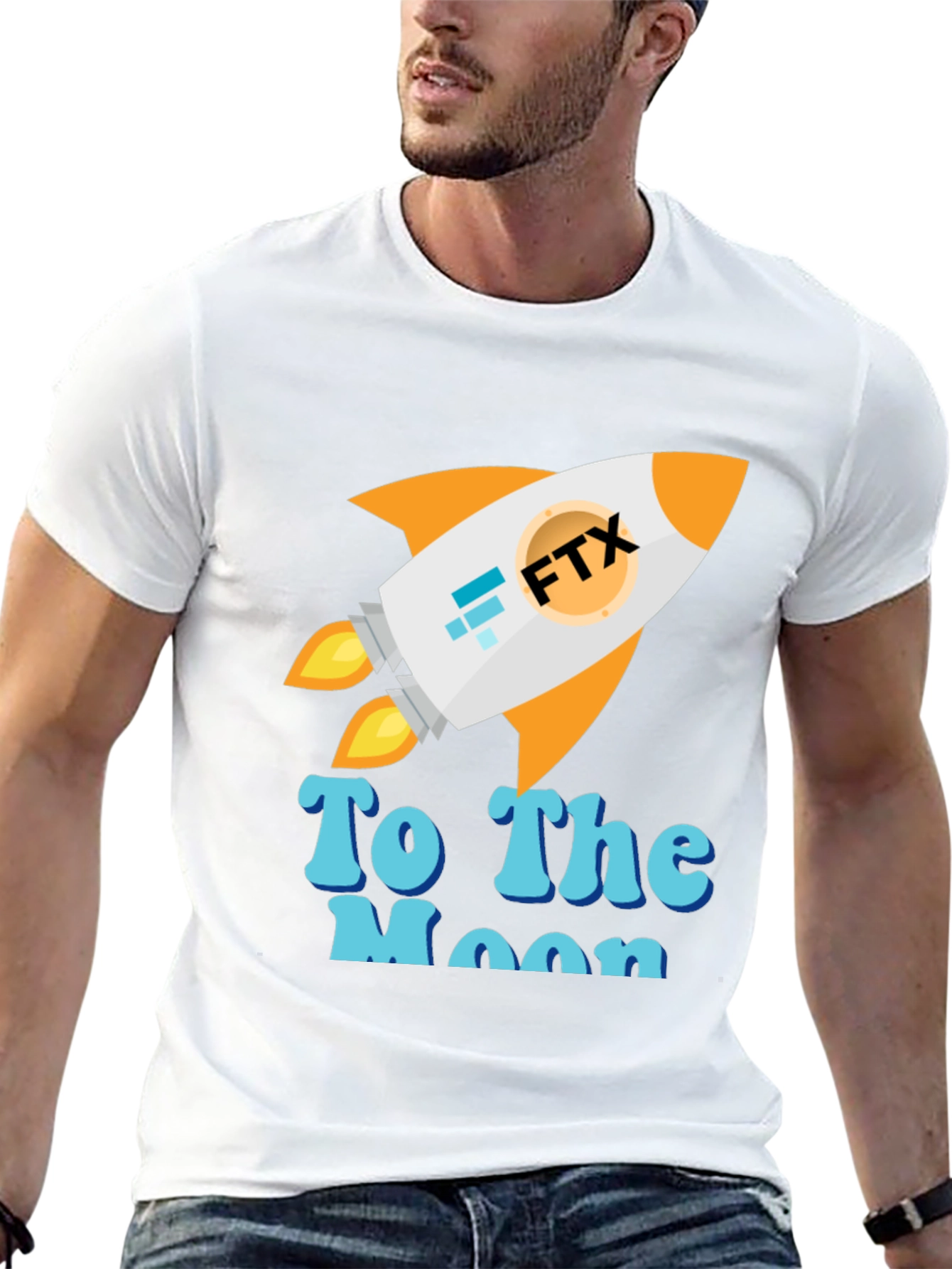 FTX To The Moon T-Shirt - Crypto Rocket